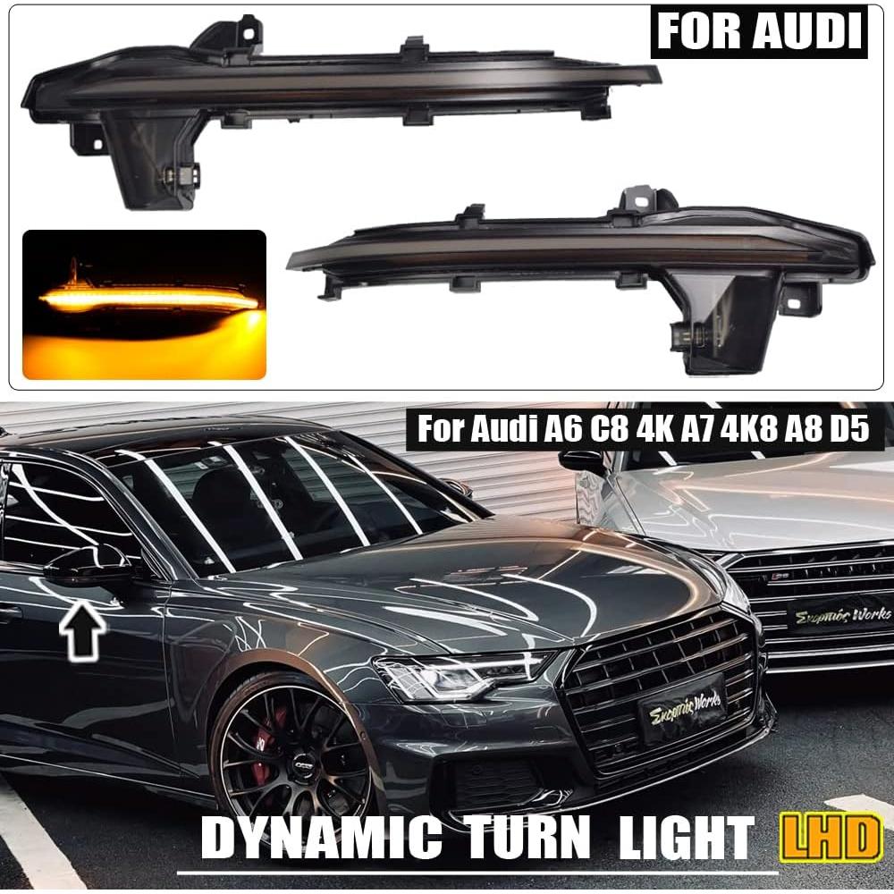 Luces de Señal de Giro LED Hacreyatu para Audi A6 A7 A8 2018-2020