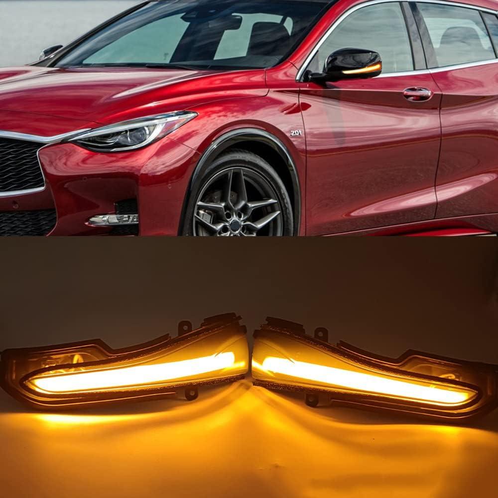 Luz de señal de giro LED KYYET para Infiniti Q50 Q60 Q70