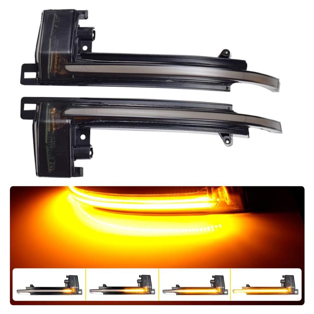 Luz de señal de giro LED dinámica Kakulkomen para Audi B8
