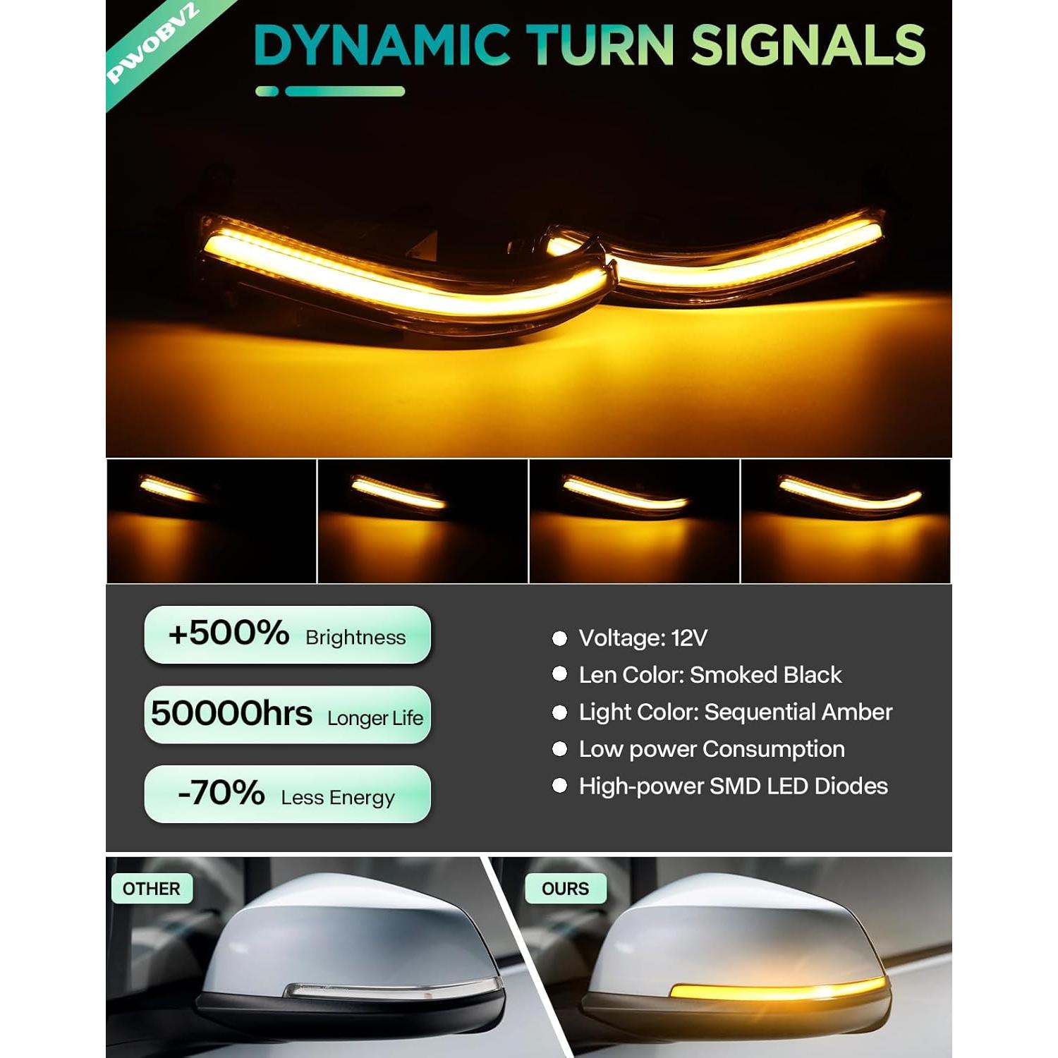 Luces de señal de giro secuenciales LED BMW F20 F21 F30 F32 F33