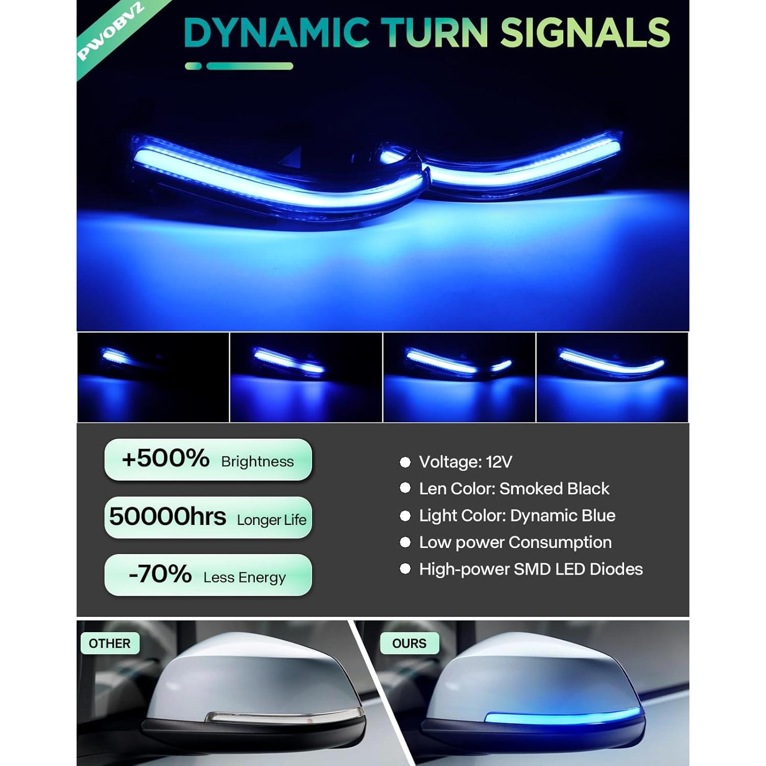 Luces de señal de giro secuenciales LED BMW F20 F21 F30 F32 F33