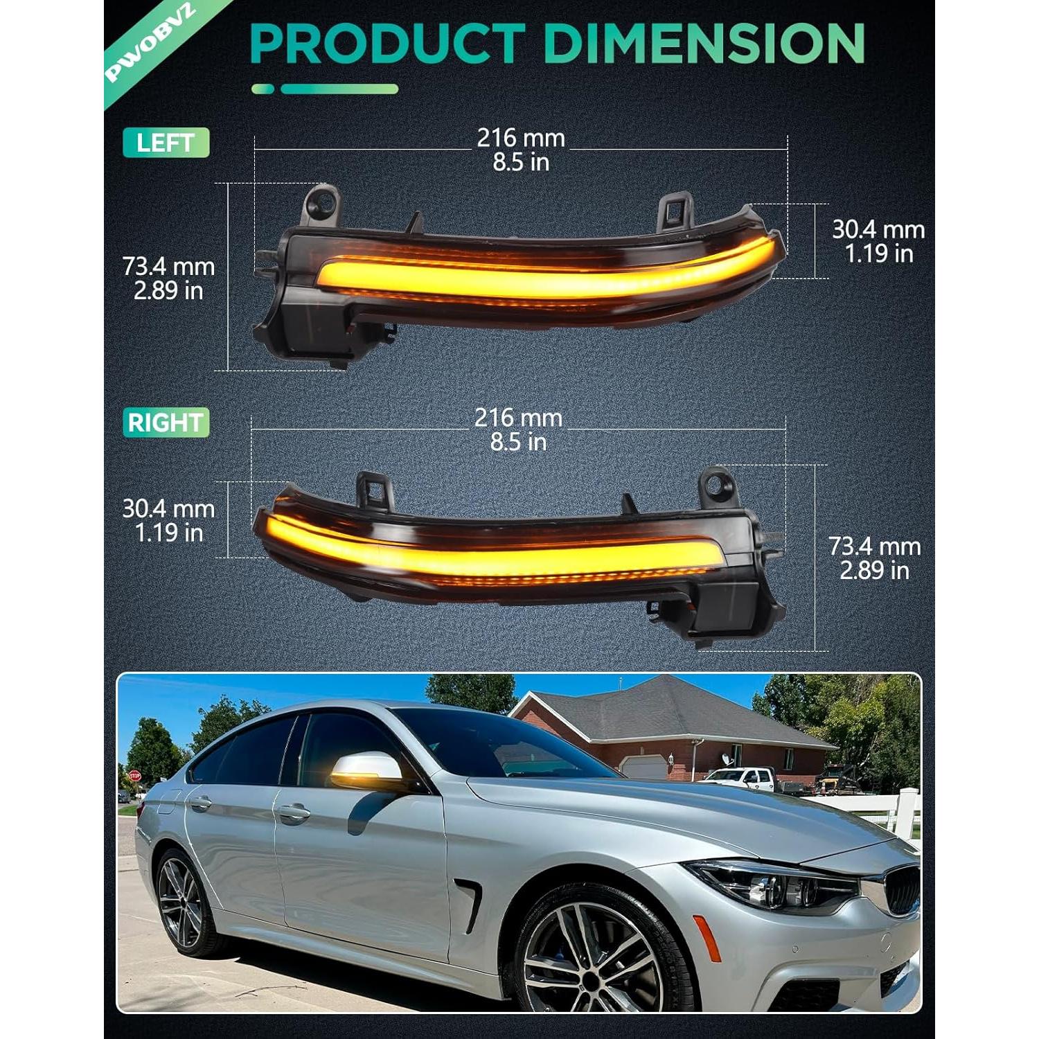 Luces de señal de giro secuenciales LED BMW F20 F21 F30 F32 F33