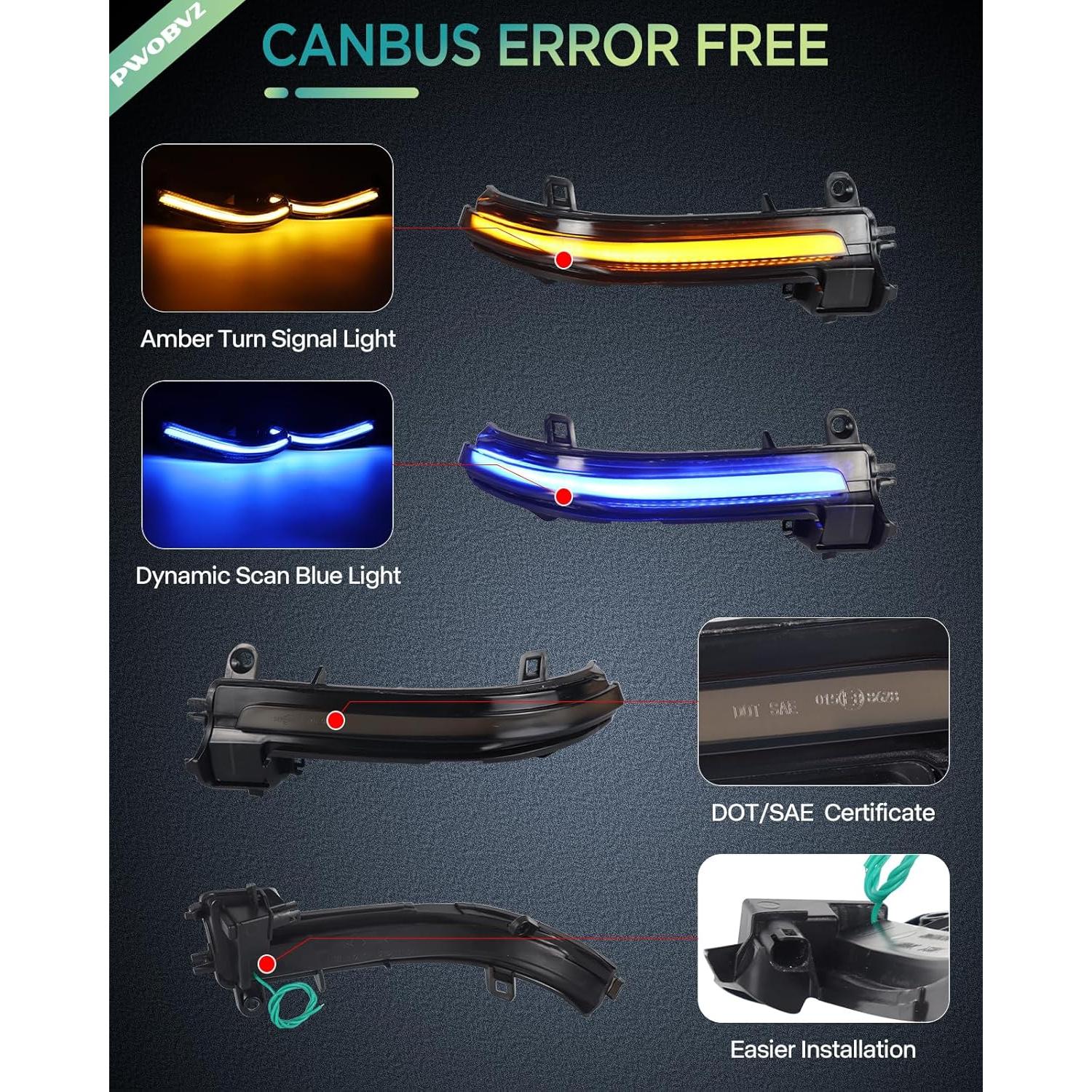 Luces de señal de giro secuenciales LED BMW F20 F21 F30 F32 F33