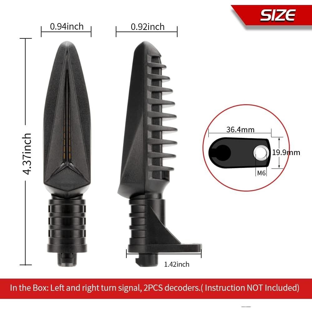 Luces de Giro LED HAZAWA para BMW R1200GS F650GS F700GS