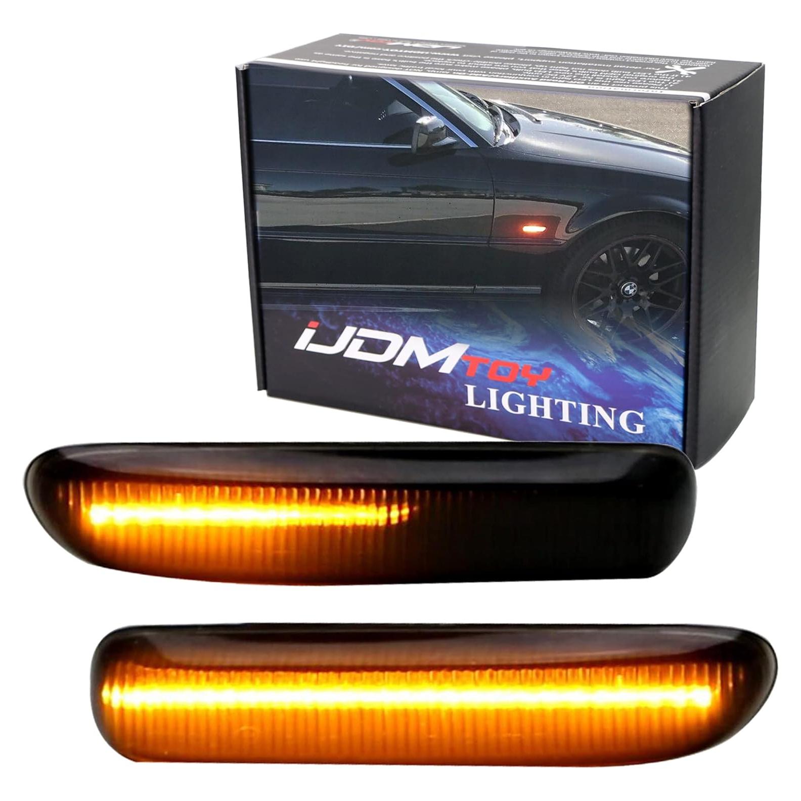 Kit de Luz de Marcador Lateral LED Ahumada iJDMTOY para BMW E46