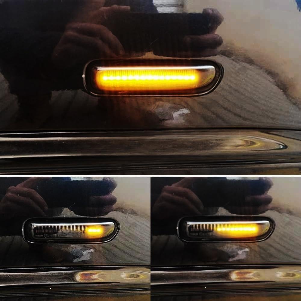 Kit de Luz de Marcador Lateral LED Ahumada iJDMTOY para BMW E46