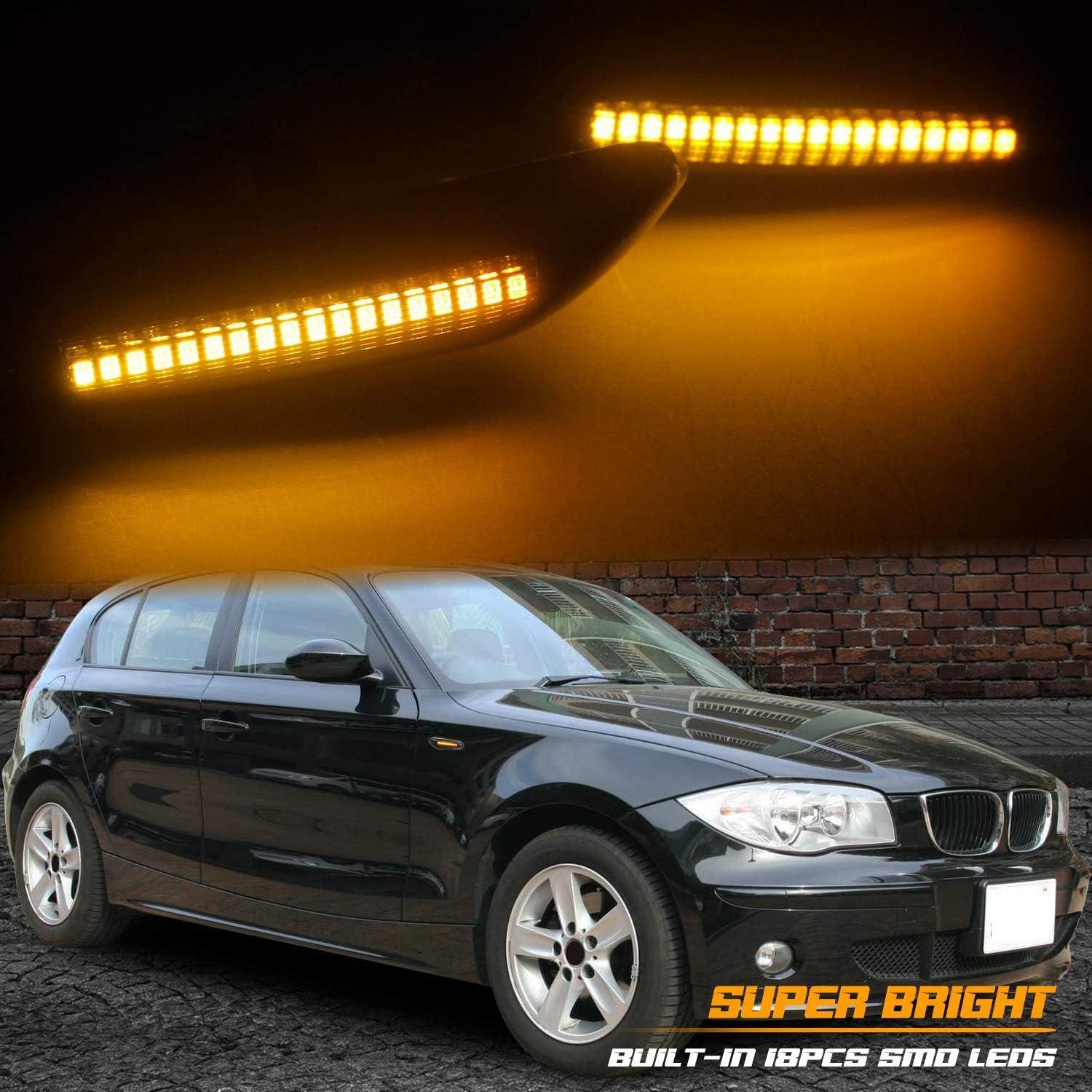 Luces de Giro LED RUXIFEY para BMW E81 E87 E82 E88 E90 E91 E92