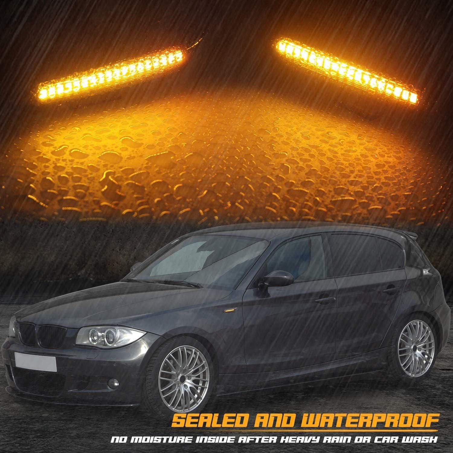 Luces de Giro LED RUXIFEY para BMW E81 E87 E82 E88 E90 E91 E92