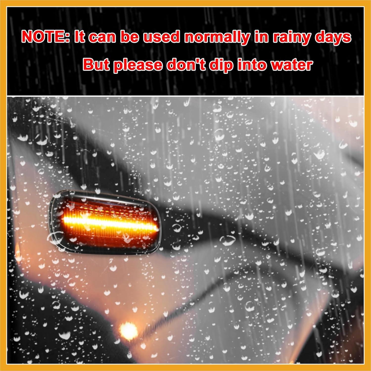 Luces de Marcador Lateral LED Partuto para BMW 528I 540I M5