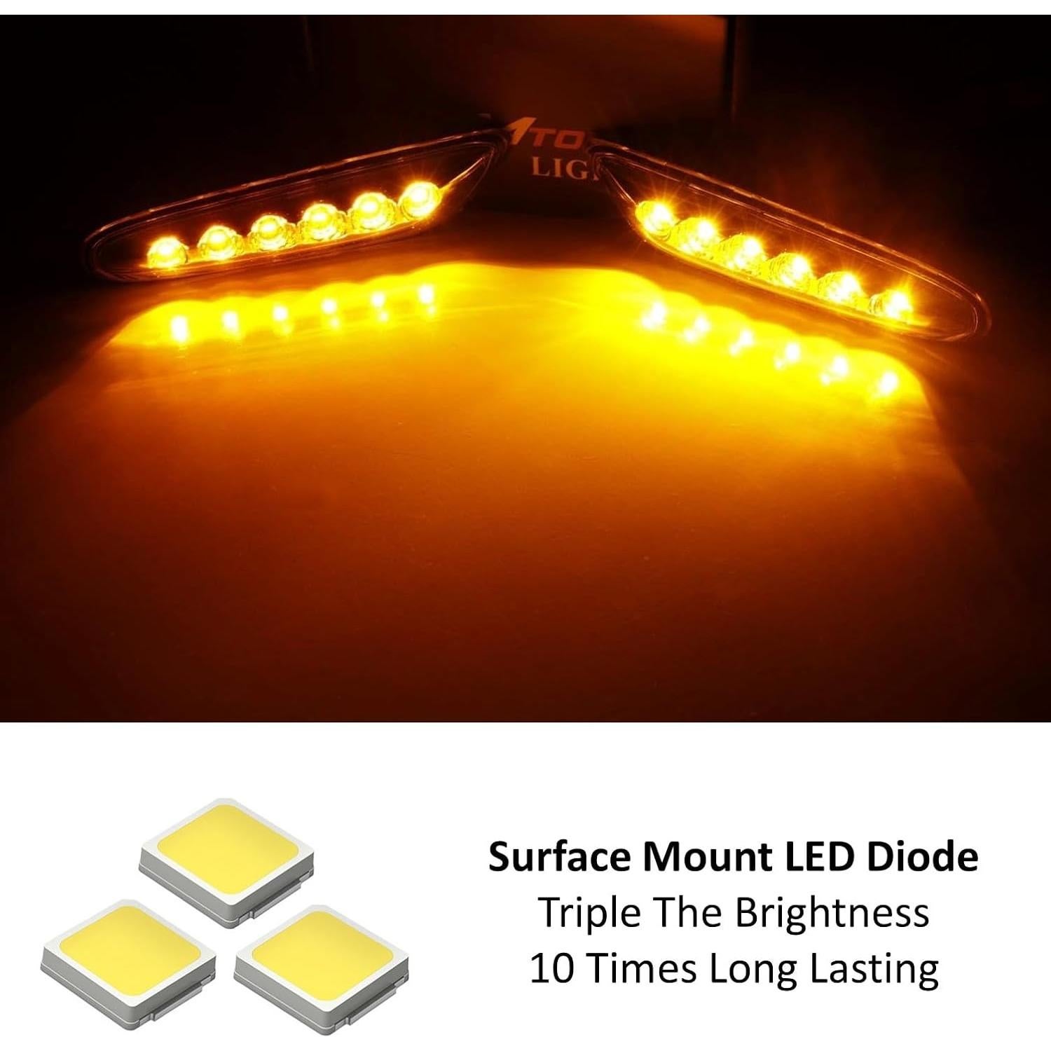 Kit de Luces LED Laterales iJDMTOY para BMW 1 3 5 Series