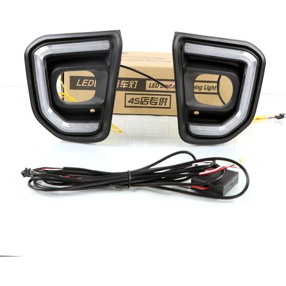 Luz de Niebla LED DRL Ámbar y Blanca para Ford Everest 2022-2023