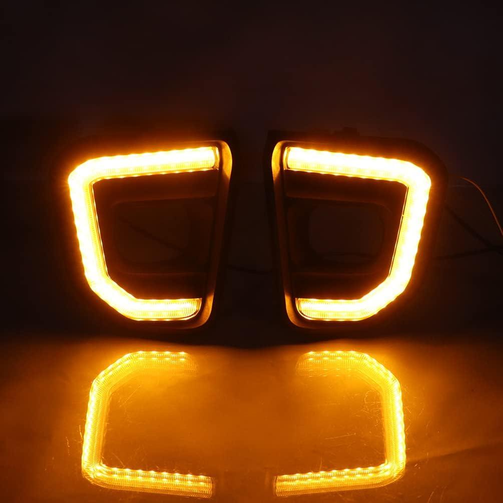 Luz de Niebla LED DRL Ámbar y Blanca para Ford Everest 2022-2023