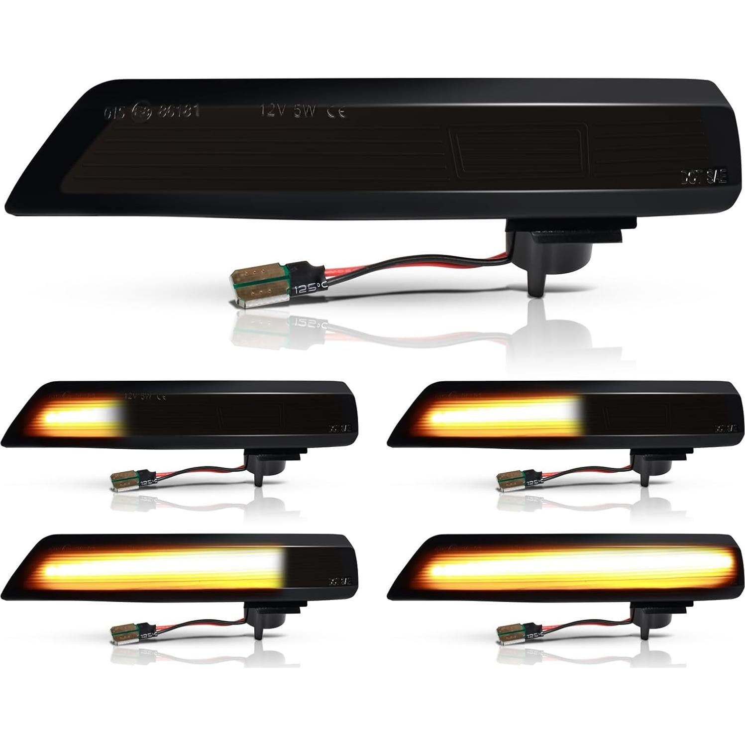 Luces de señal de giro LED Reinko para Ford Focus y Fusion