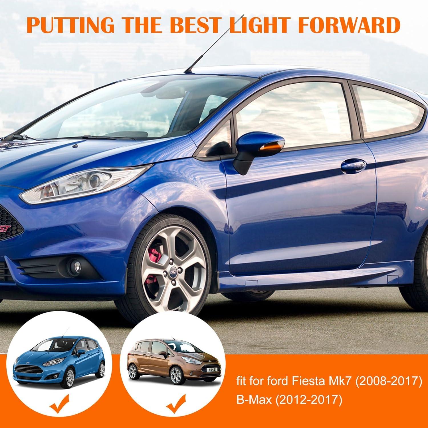 Luces de señal de giro LED Doiplent para Ford Fiesta B-Max 2008-2017