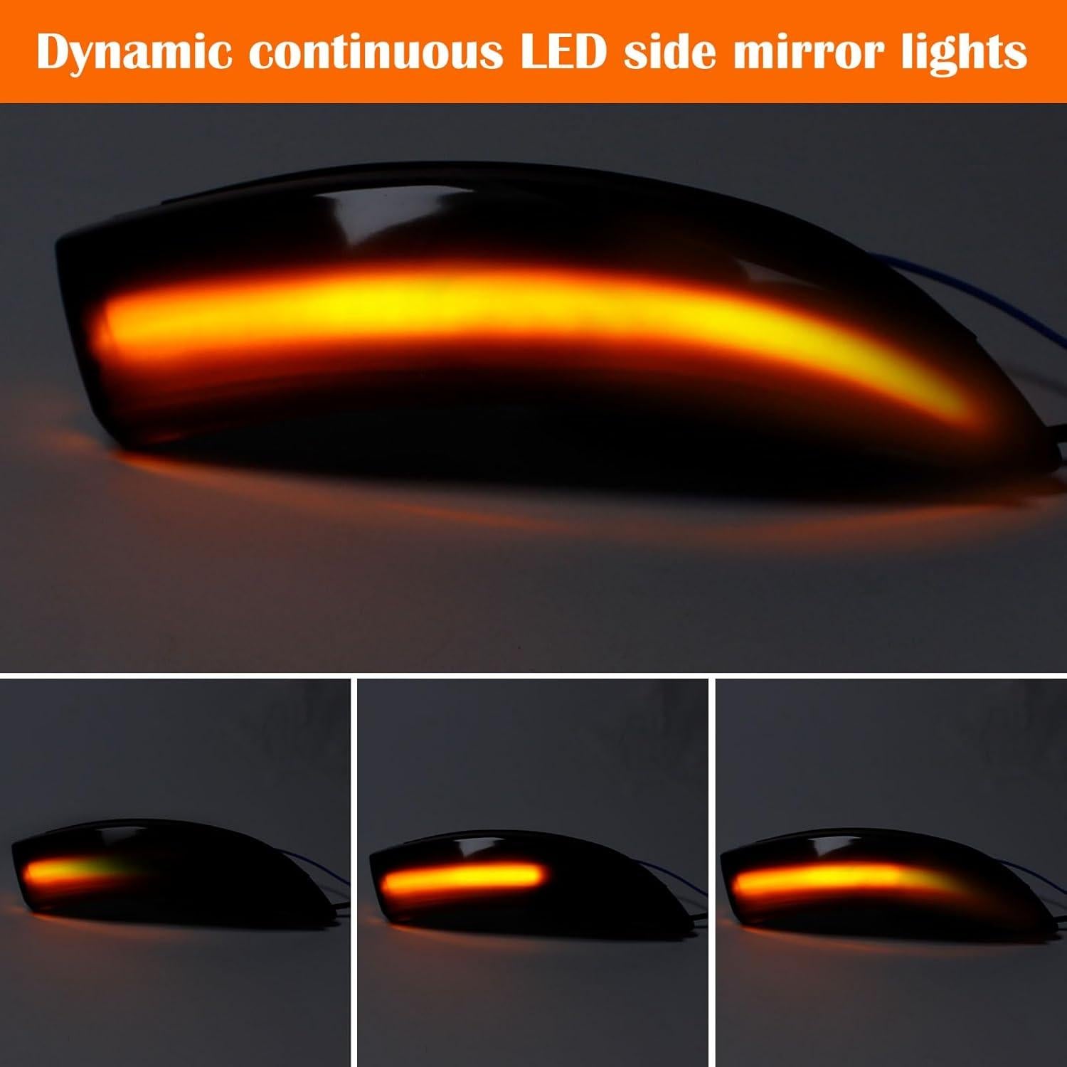 Luces de señal de giro LED Doiplent para Ford Fiesta B-Max 2008-2017