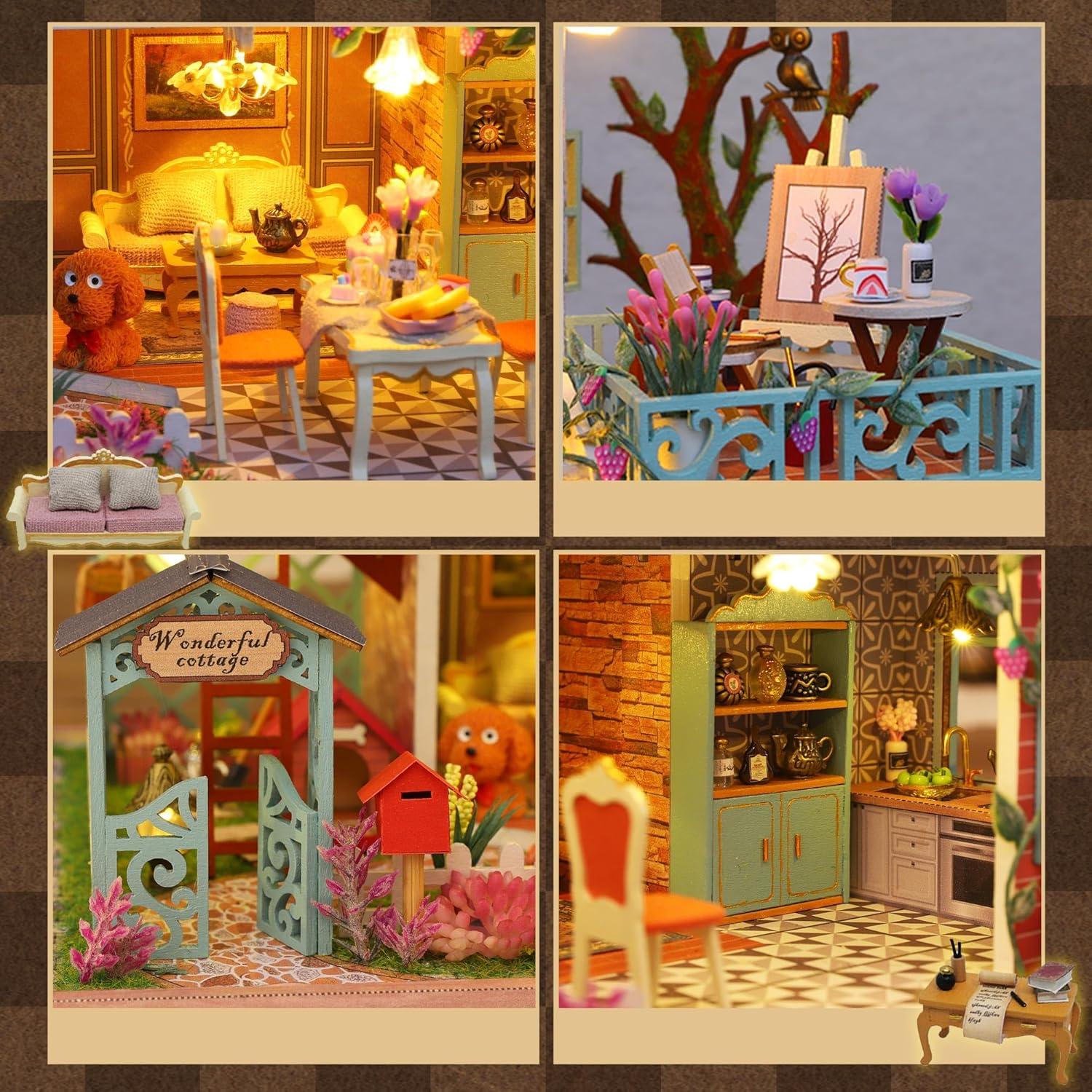 Casa de Muñecas Flever Selva Secreta DIY con Muebles