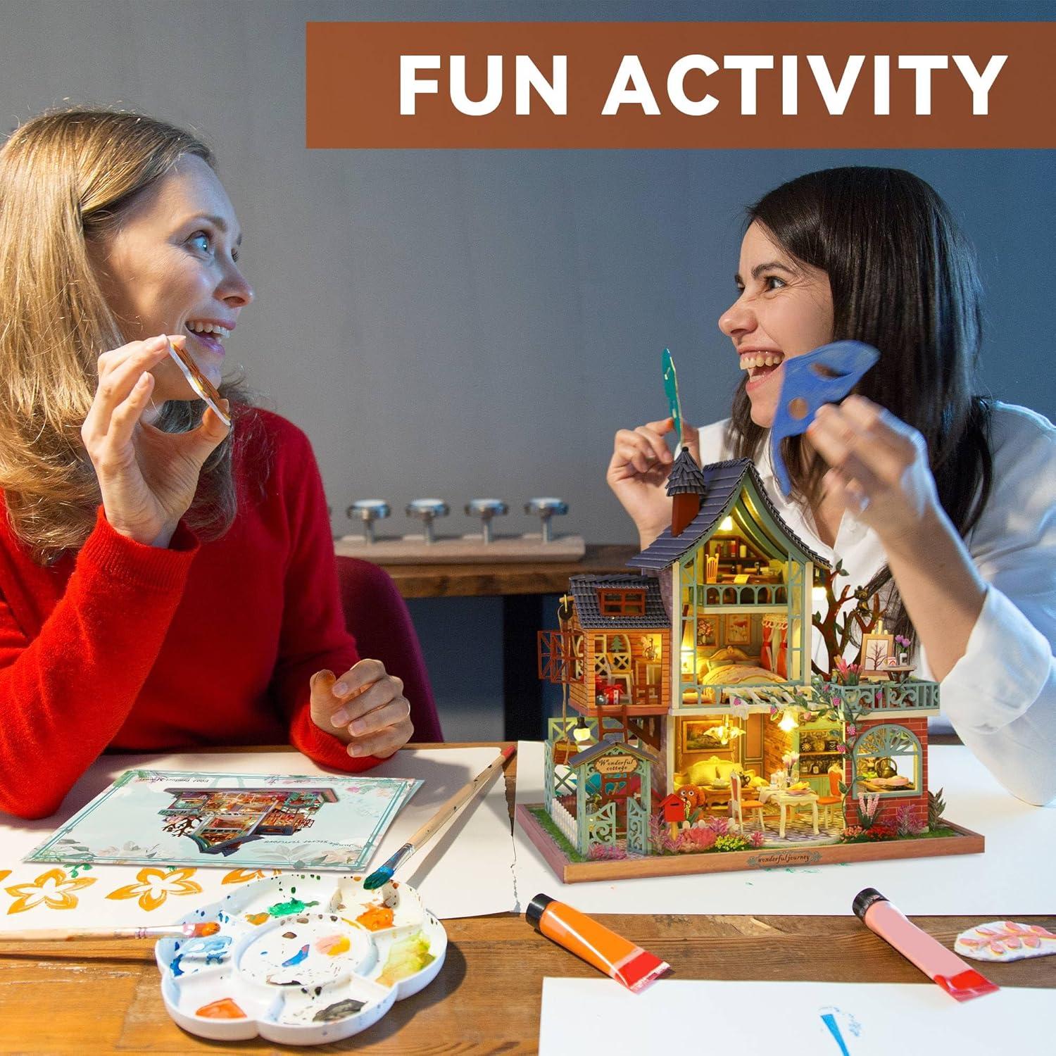 Casa de Muñecas Flever Selva Secreta DIY con Muebles