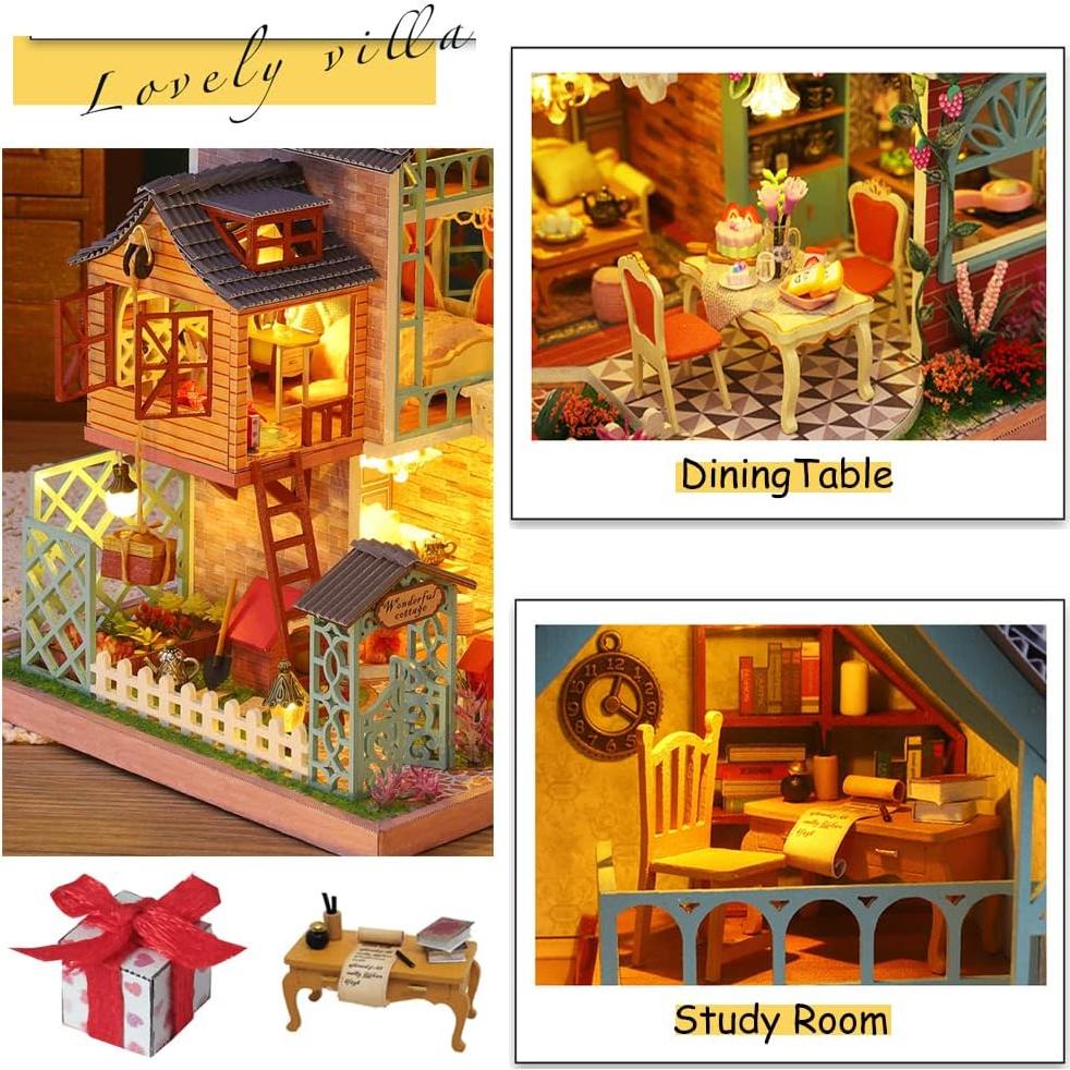 Casa de Muñecas Flever Selva Secreta DIY con Muebles