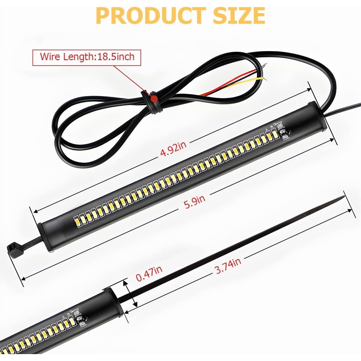 Luz de Señal de Giro LED Zipelo 2PCS Impermeable 12V