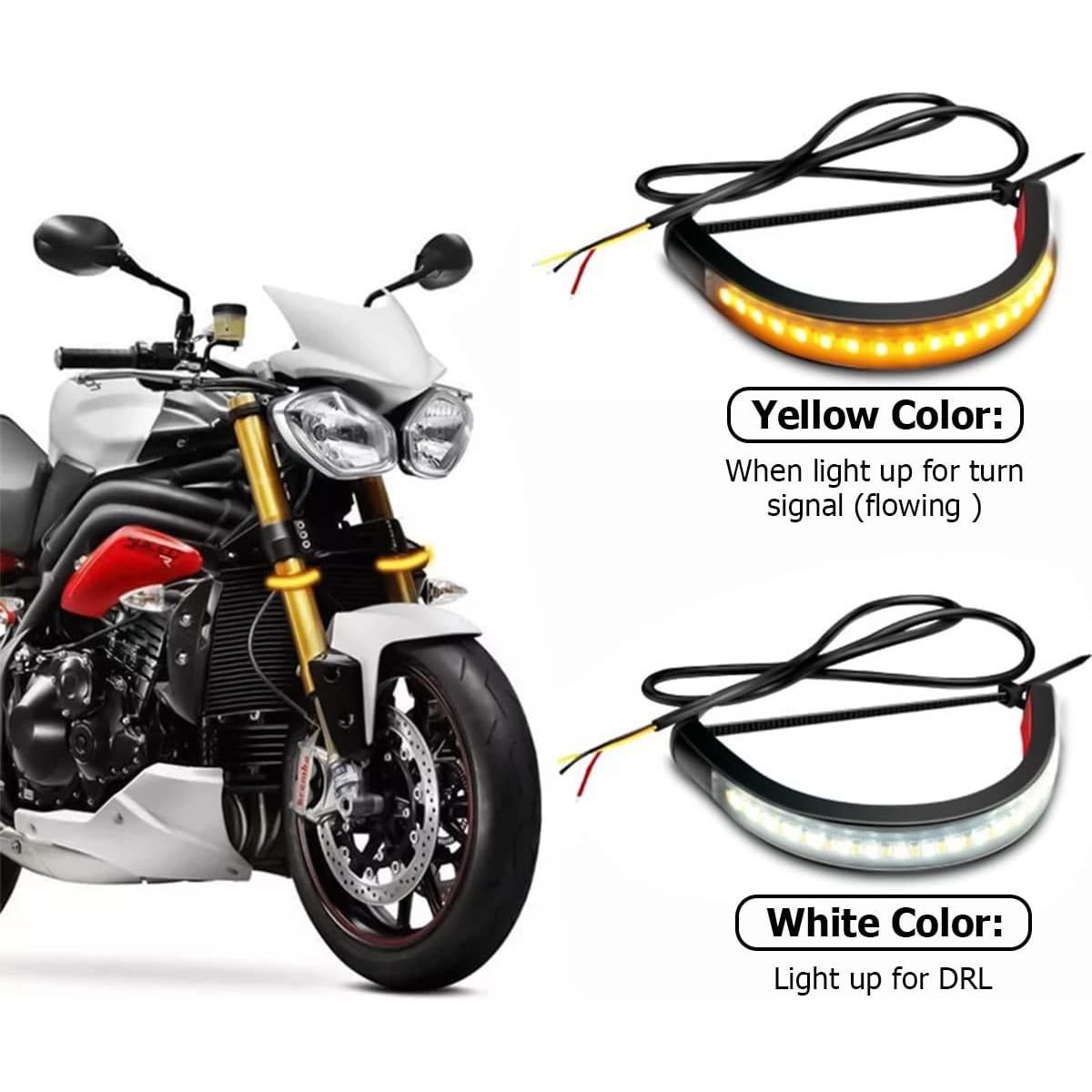 Luz de Señal de Giro LED Zipelo 2PCS Impermeable 12V