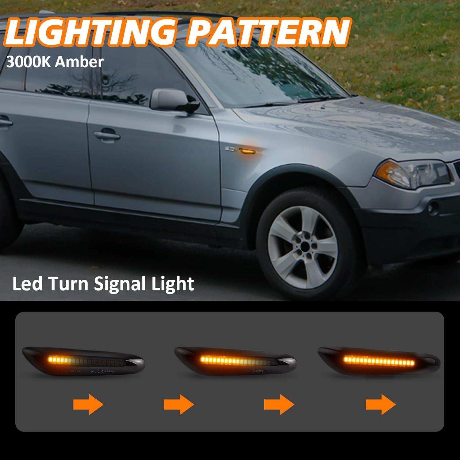 Luces de Giro LED Secuencial Bestview para BMW E46 E60 E82 E90 E91