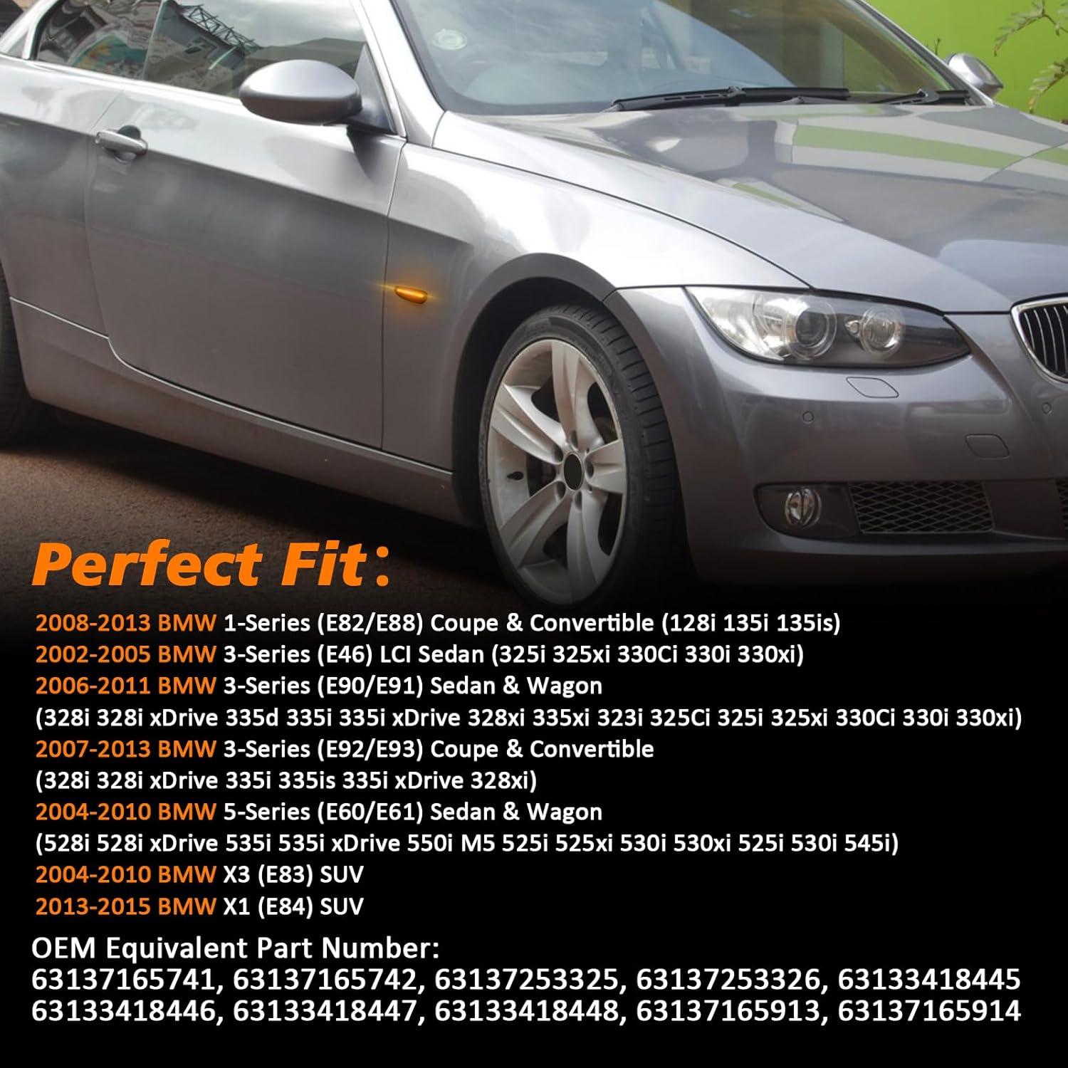 Luces de Giro LED Secuencial Bestview para BMW E46 E60 E82 E90 E91