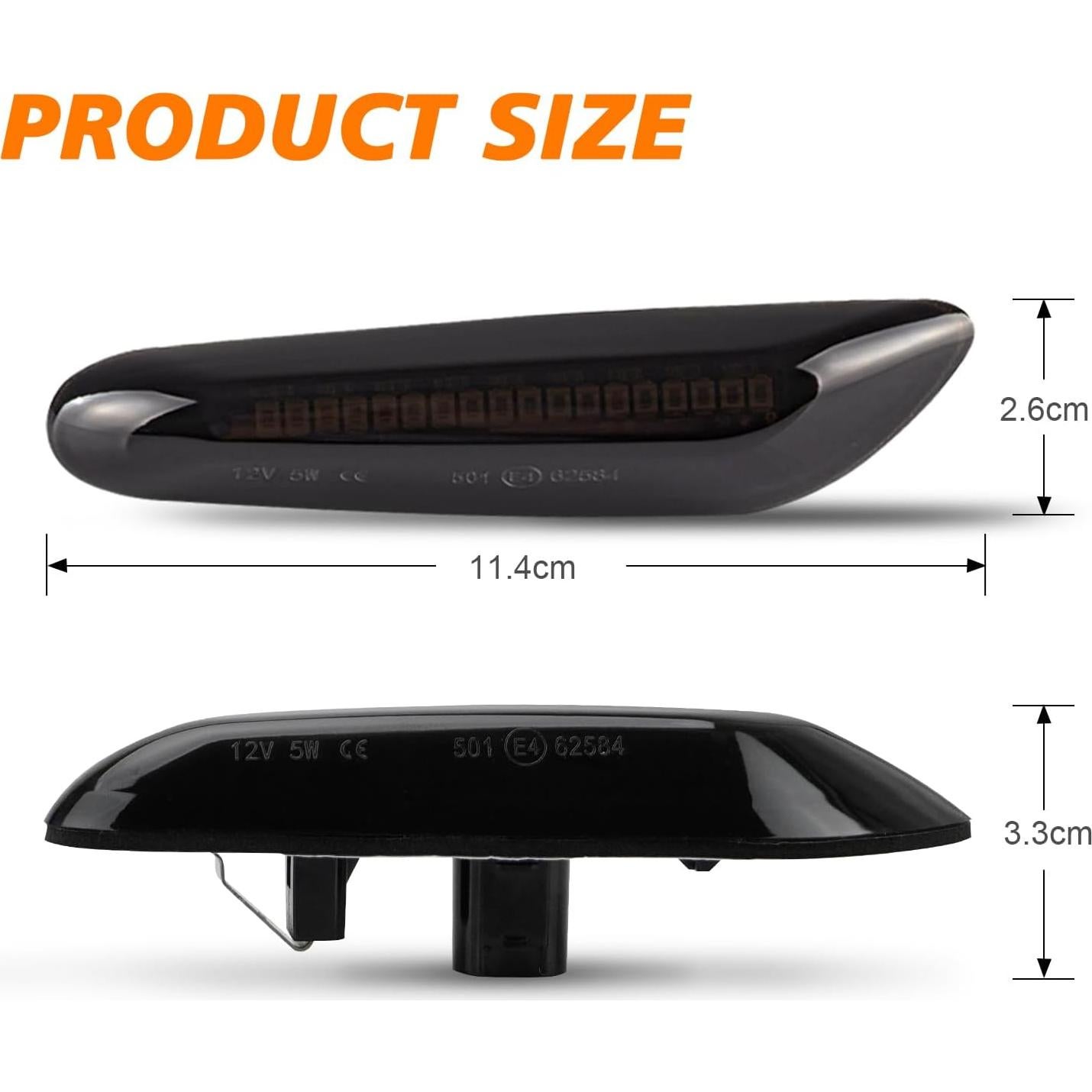 Luces de Giro LED Secuencial Bestview para BMW E46 E60 E82 E90 E91