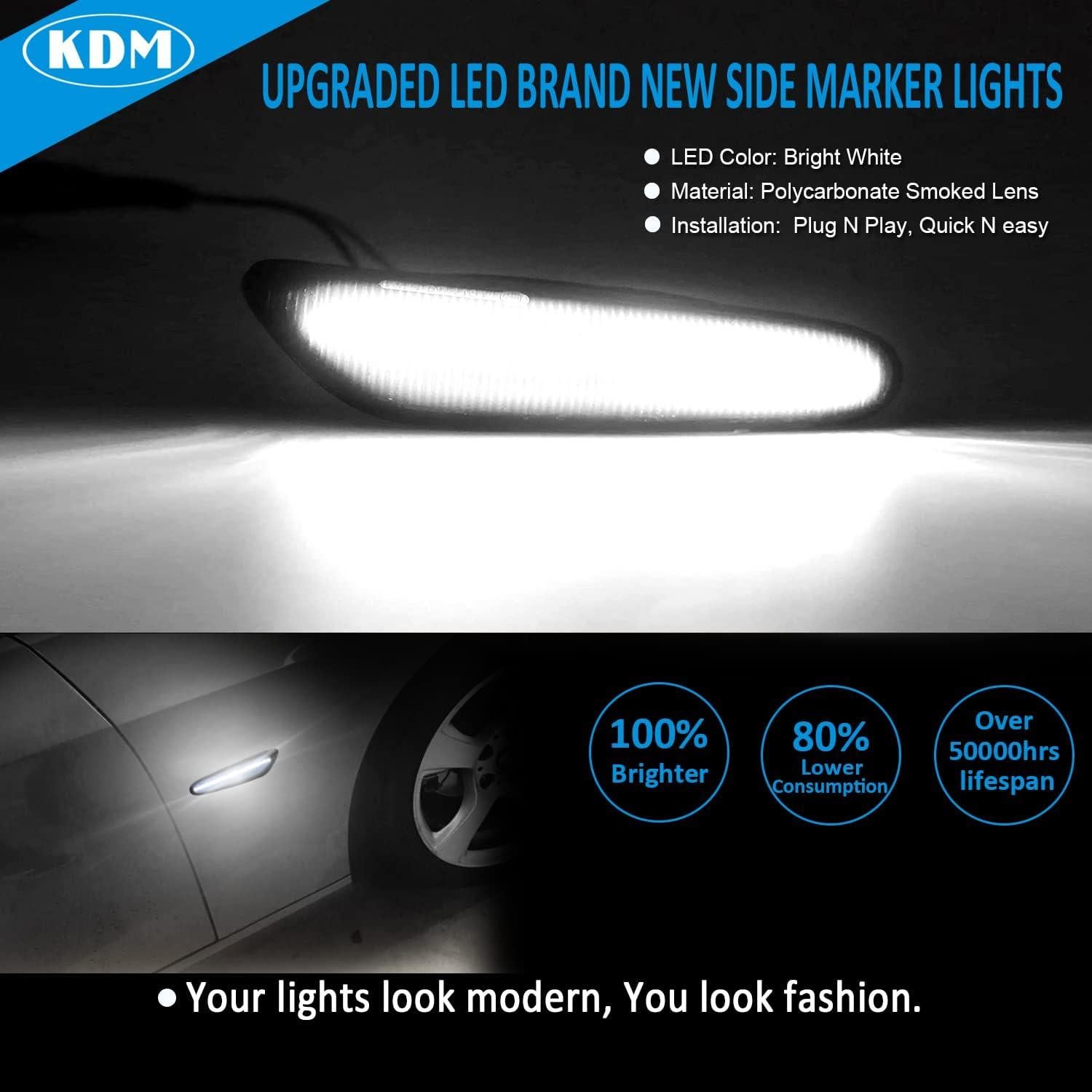 Luces de Marcador Lateral LED KDM para BMW E90 E91 E92 E93