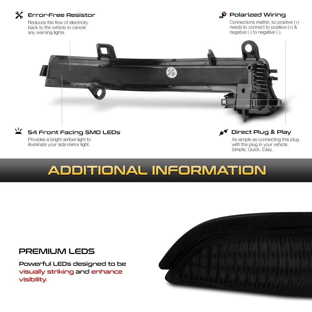 Luz Indicadora LED Ámbar VIPMOTOZ para BMW Series 2/3/4 i3 X1