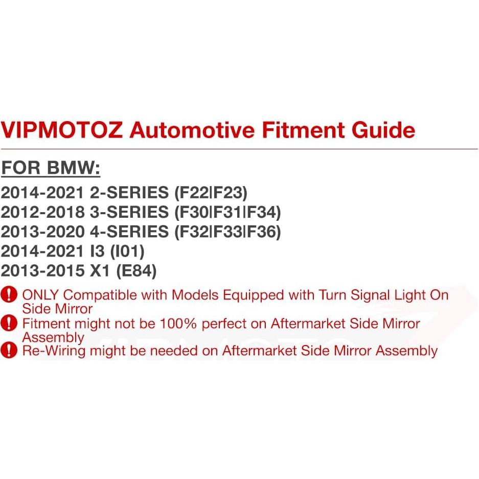 Luz Indicadora LED Ámbar VIPMOTOZ para BMW Series 2/3/4 i3 X1