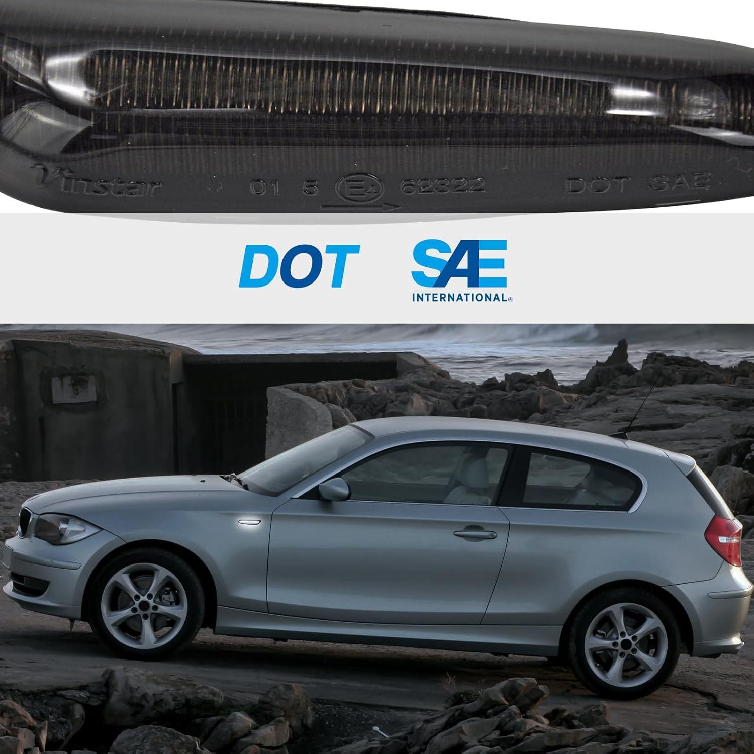 Luces de Marcador Lateral LED AUYICH Lente Ahumada 2003-2013