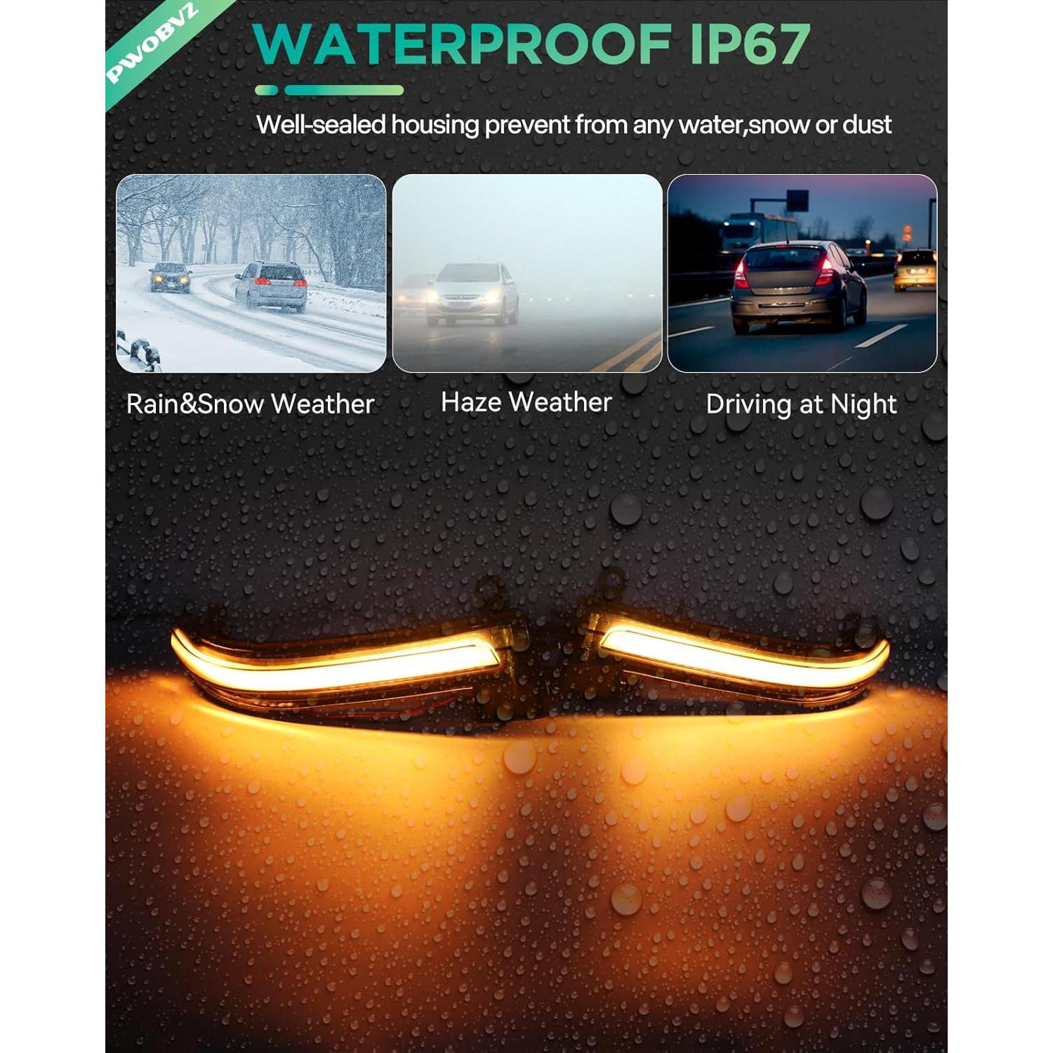 Luces de Giro Secuenciales LED PWOBVZ para BMW F30 F20 F21