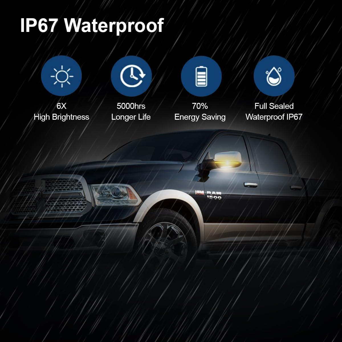 Luces de Señal de Giro LED D-Lumina para Espejos Dodge Ram