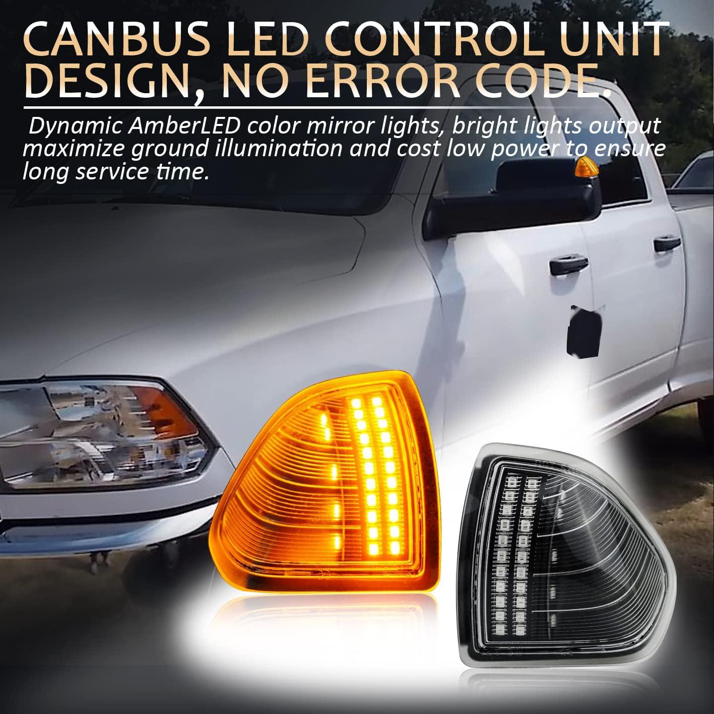 Luces de Espejo Lateral LED D-Lumina 2010-2018 Dodge Ram