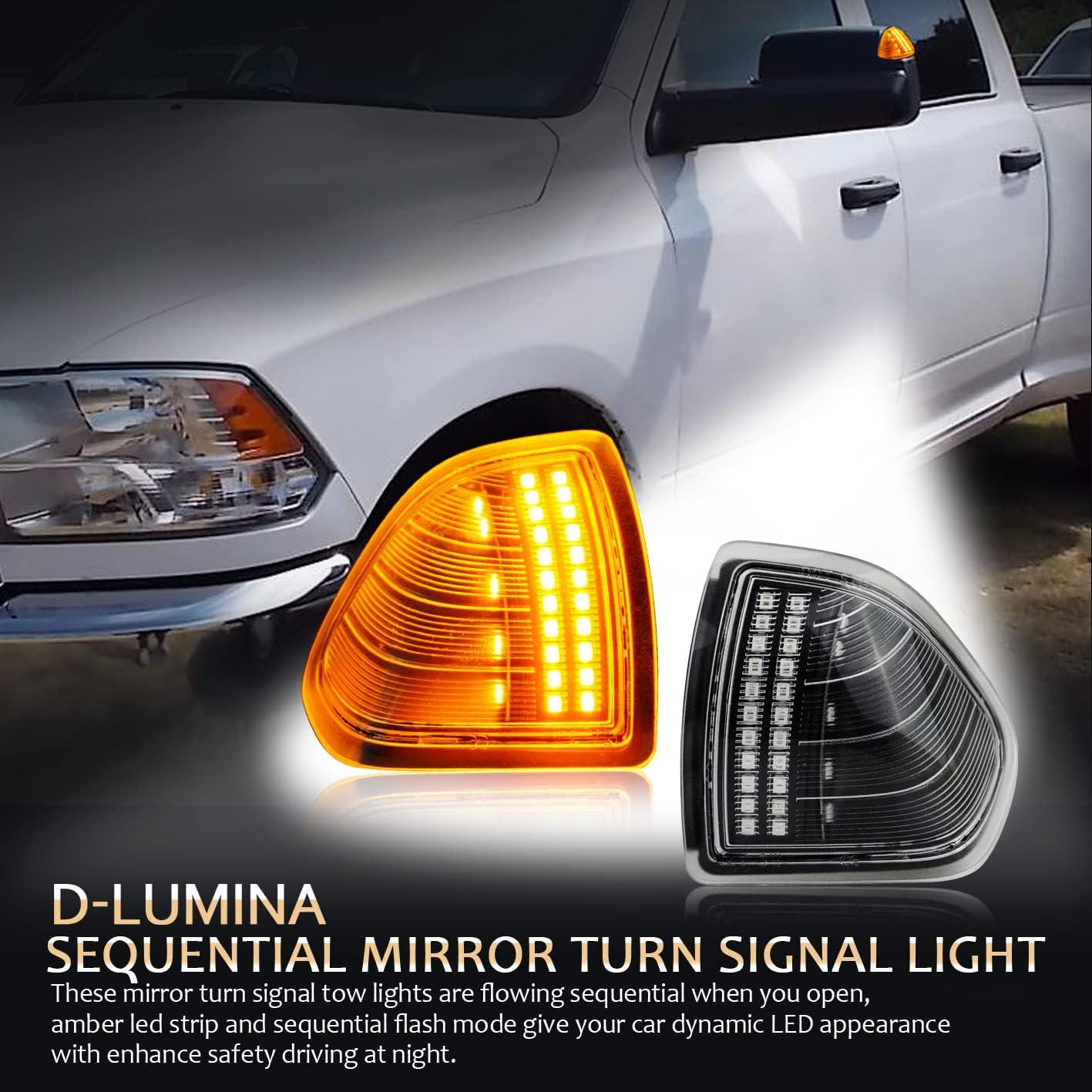 Luces de Espejo Lateral LED D-Lumina 2010-2018 Dodge Ram