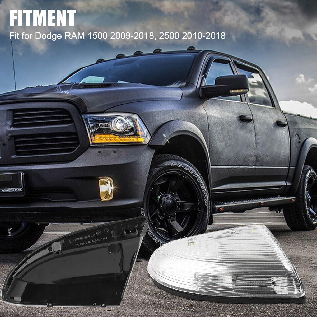 Luz de Señal de Giro en Espejo Frontal Dodge Ram 1500 2009-2018