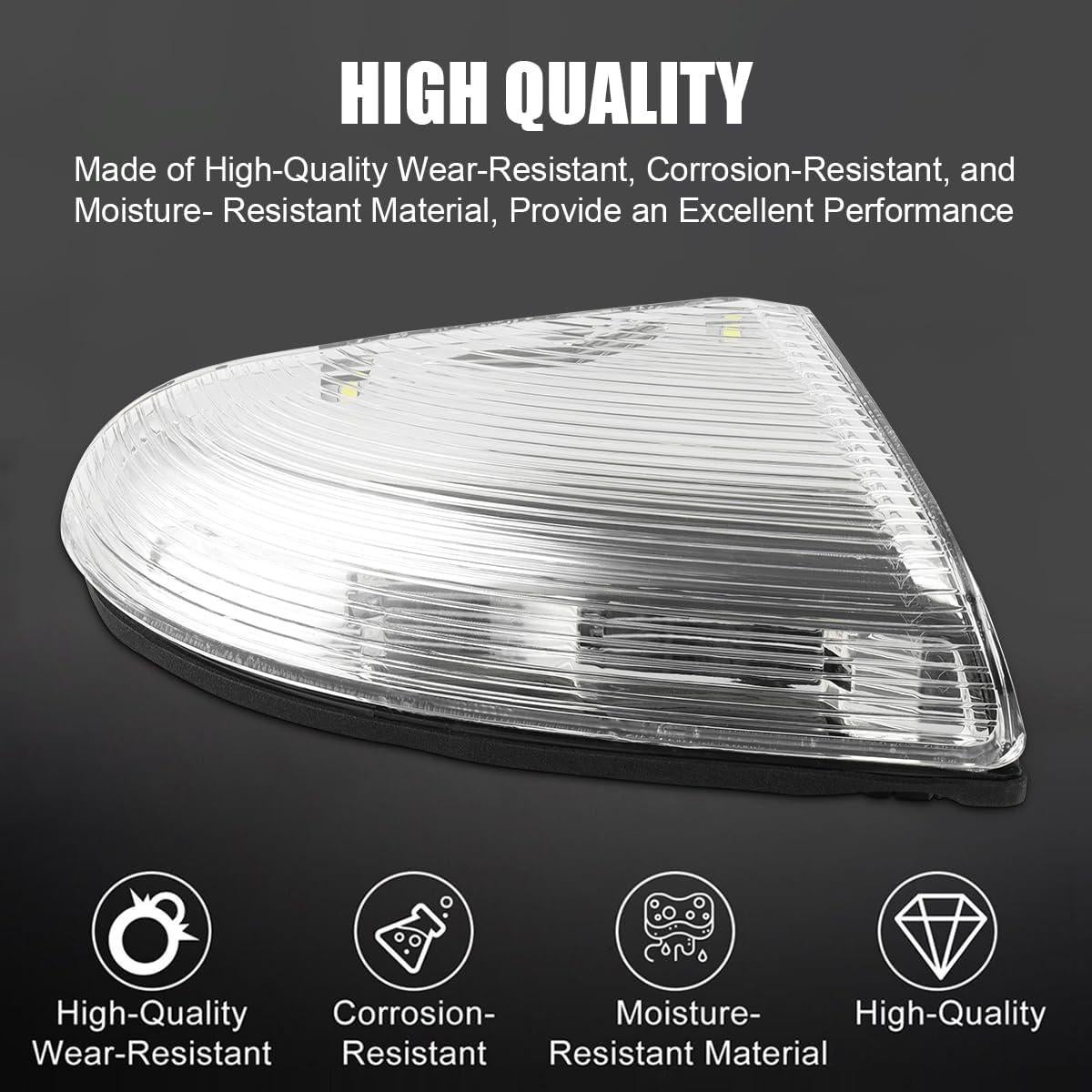 Luz de Señal de Giro en Espejo Frontal Dodge Ram 1500 2009-2018