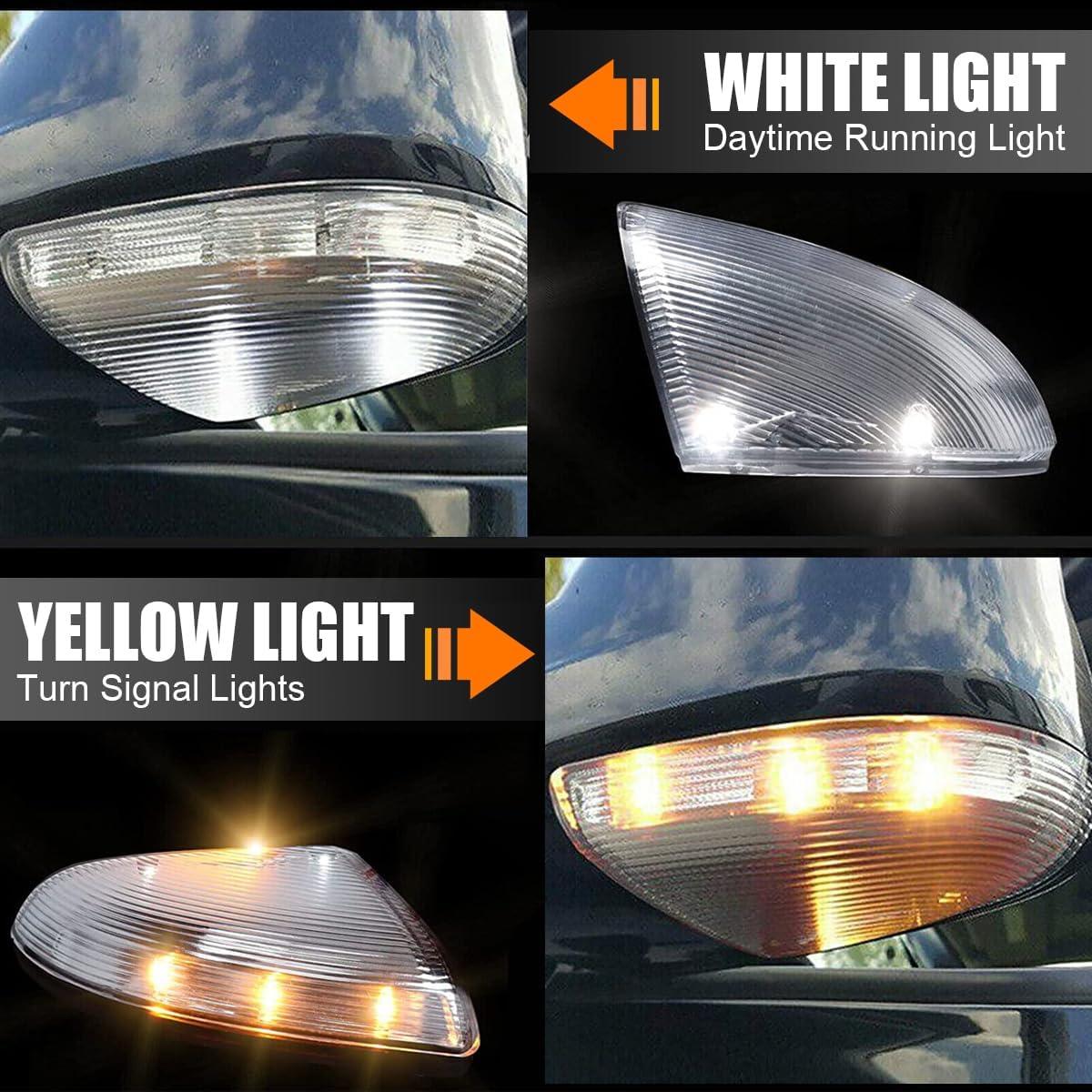 Luz de Señal de Giro en Espejo Frontal Dodge Ram 1500 2009-2018