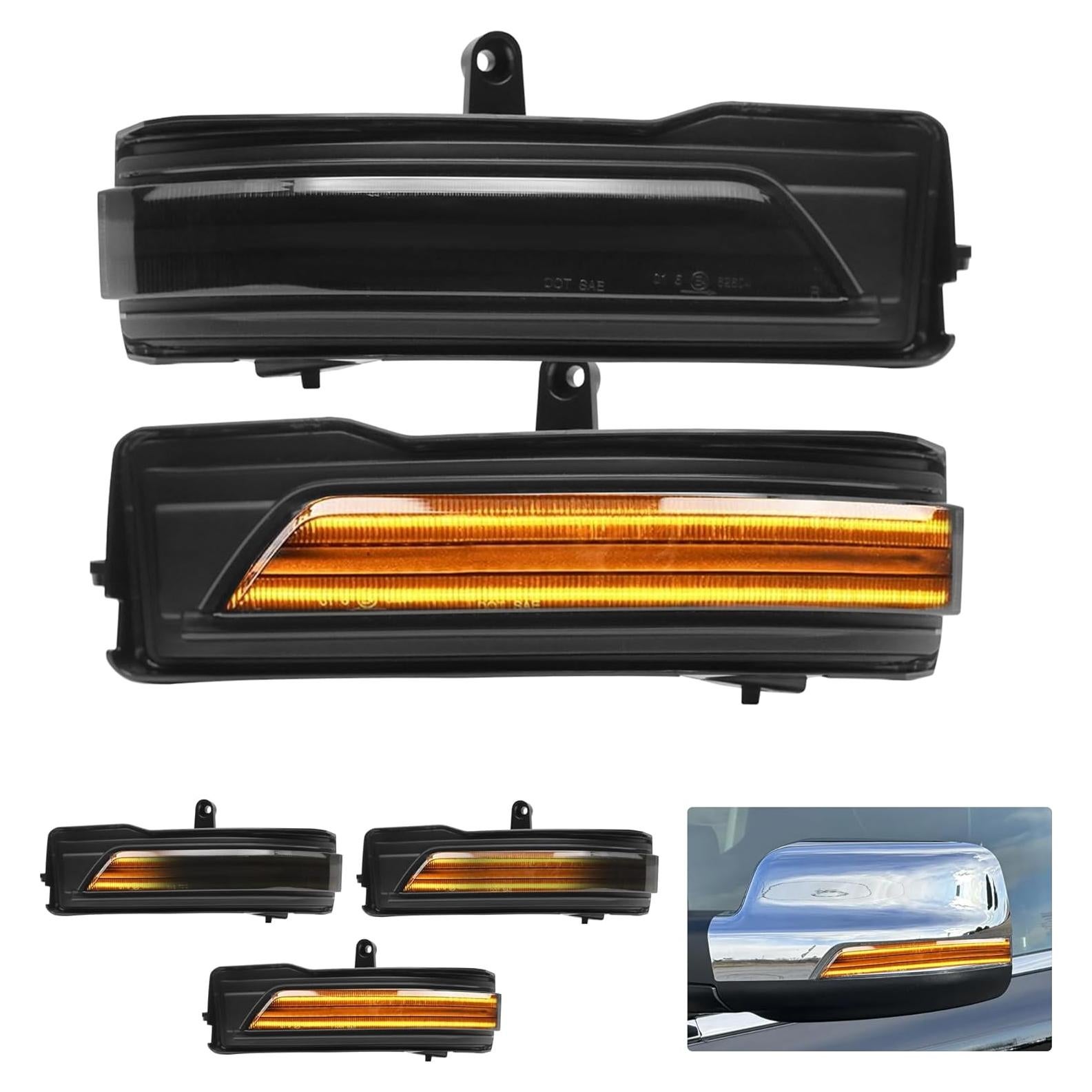 Luces de Señal de Giro LED ATLEDLT para Espejo Dodge Ram 1500 2019-2024
