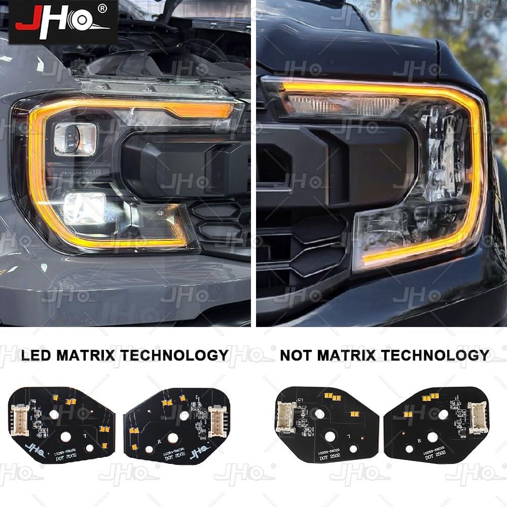 Módulo de Luces DRL Ámbar JHO para Ford Ranger T9 2023-2025