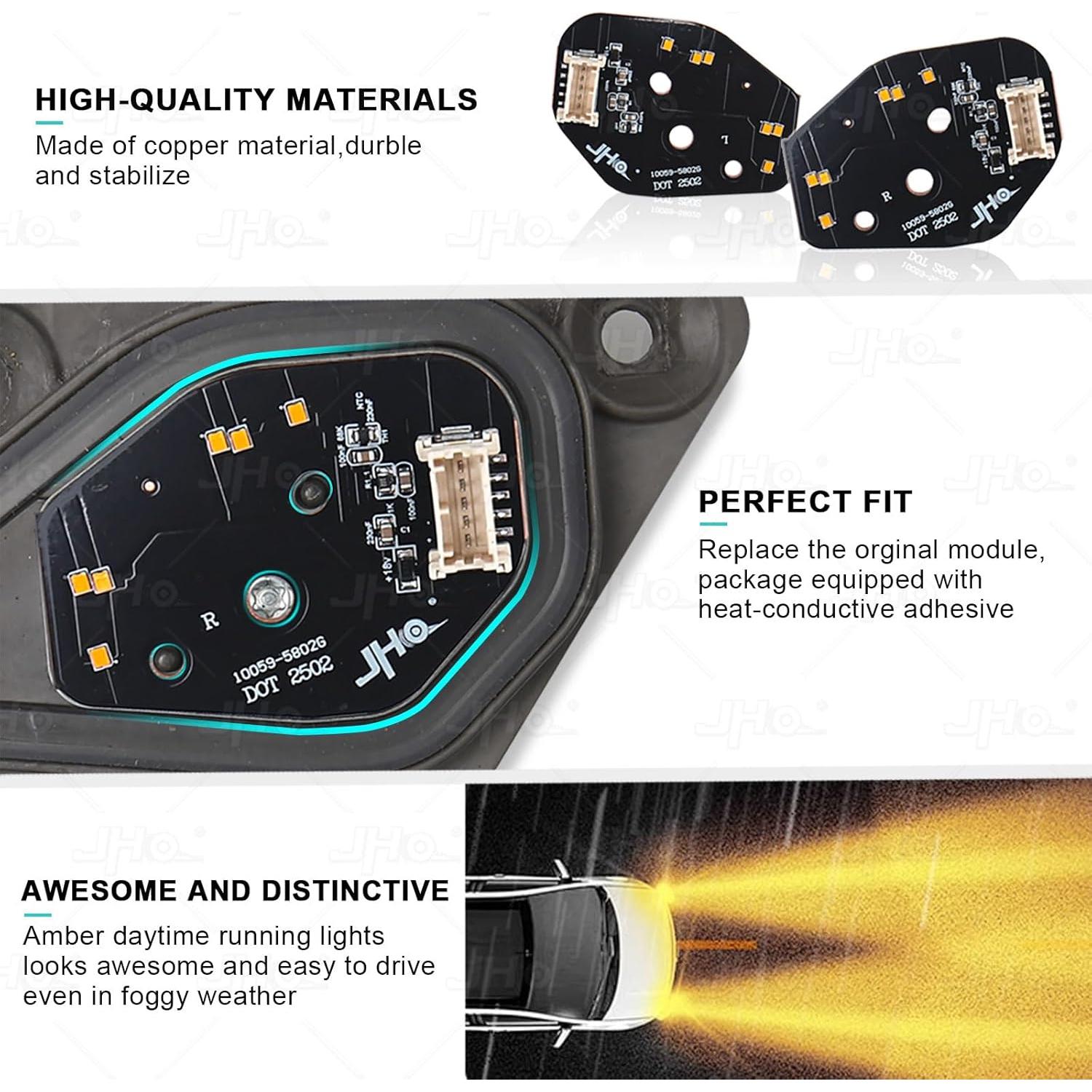 Módulo de Luces DRL Ámbar JHO para Ford Ranger T9 2023-2025