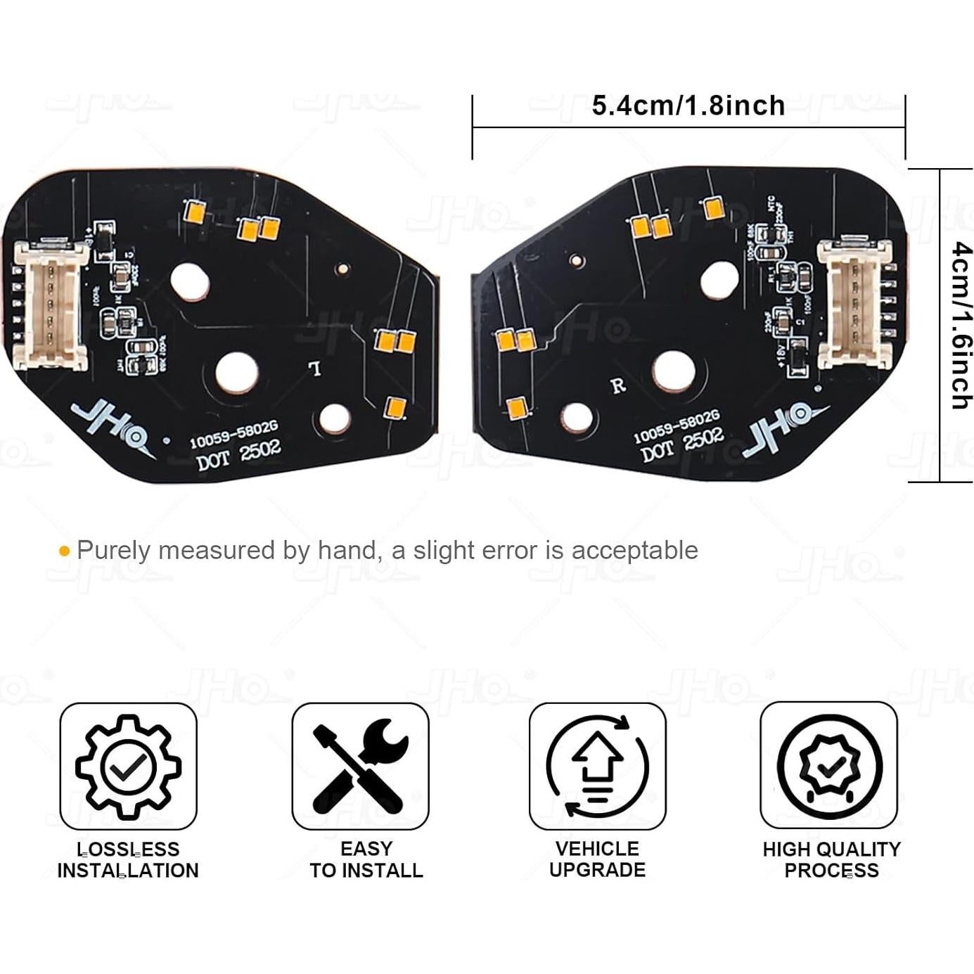 Módulo de Luces DRL Ámbar JHO para Ford Ranger T9 2023-2025