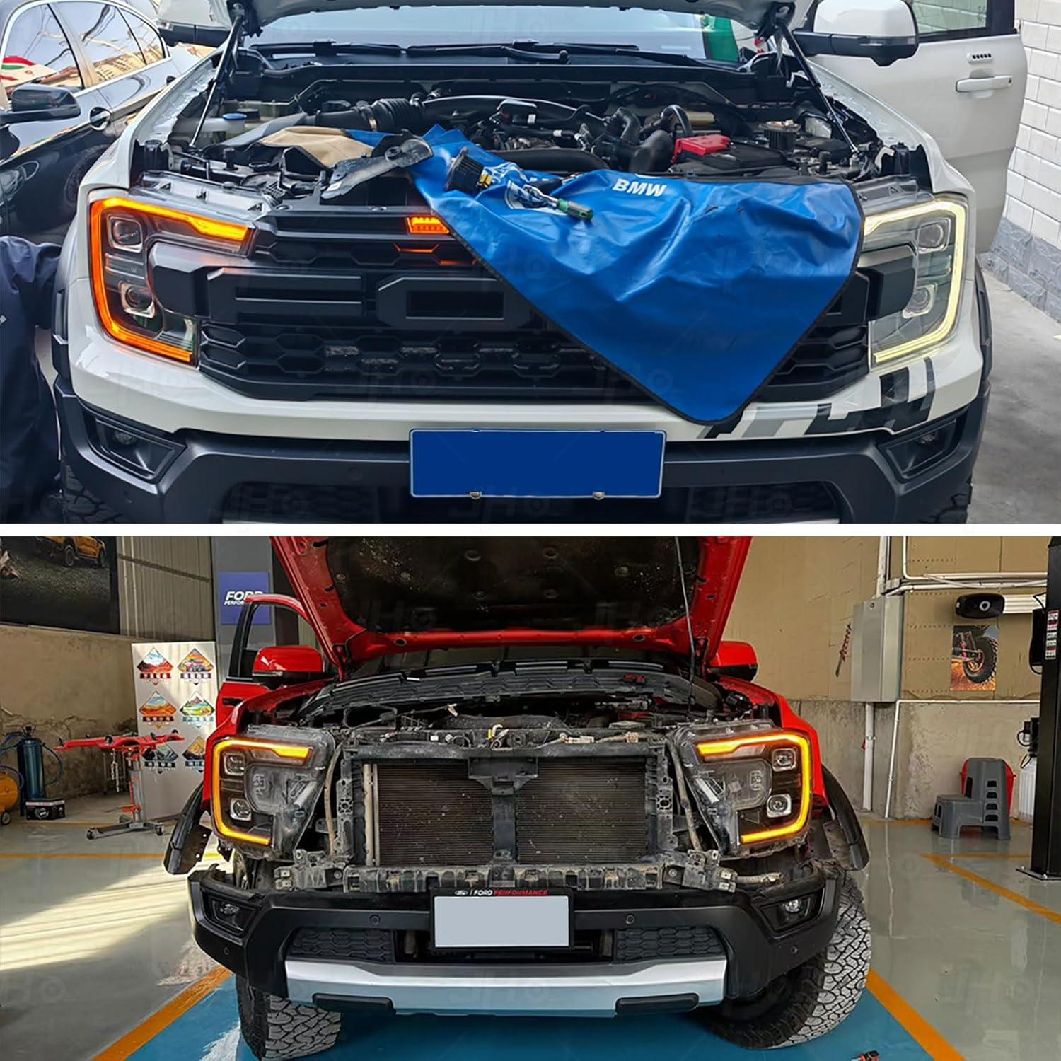 Módulo de Luces DRL Ámbar JHO para Ford Ranger T9 2023-2025