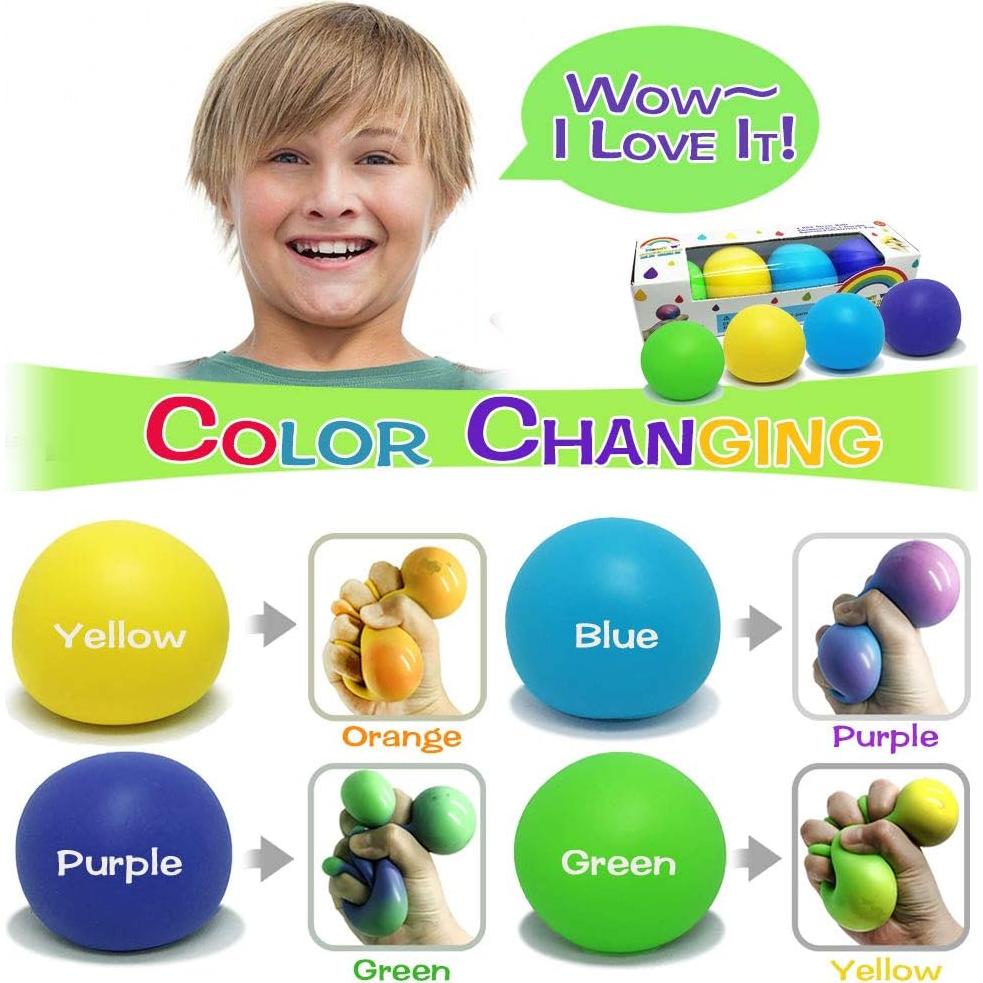 Pelotas Antiestrés Cambiantes Namii W - 4 Colores