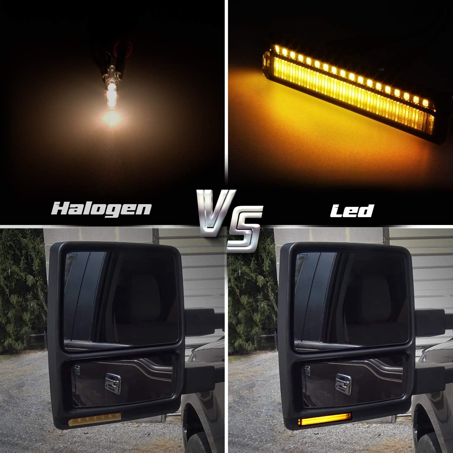 Luces de Giro LED Secuenciales RUXIFEY para Ford F150/Expedition