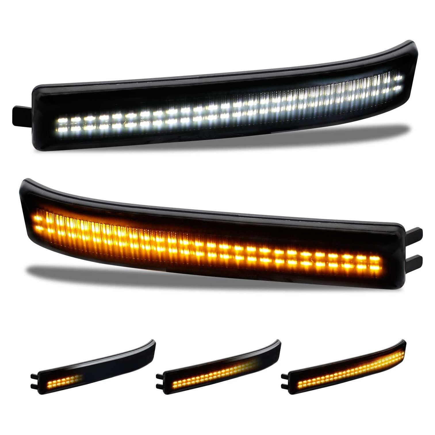 Luz de señal de giro LED RUXIFEY para Ford F150 2009-2014