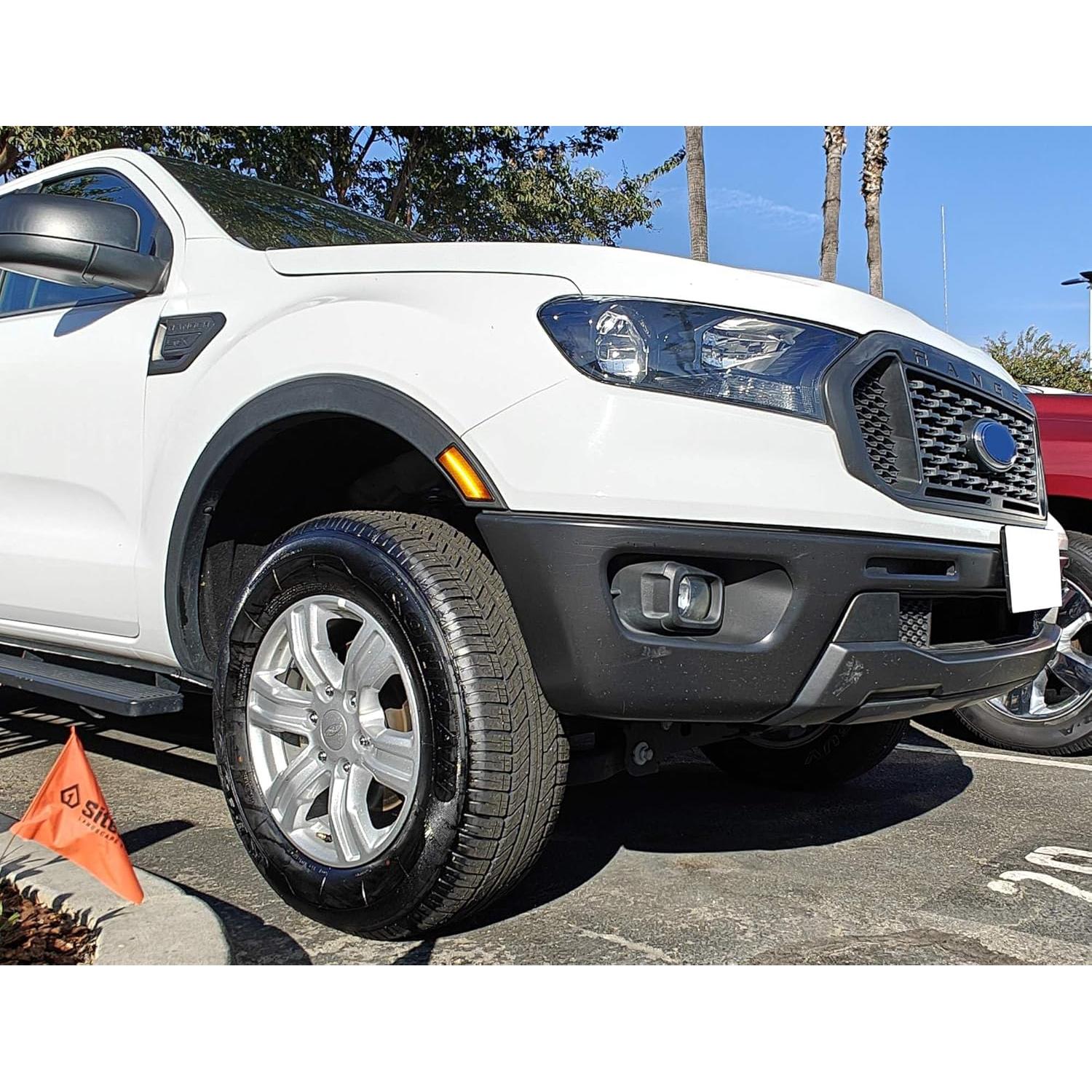 Luz de Marcador Lateral LED Ámbar iJDMTOY para Ford Ranger 2019+