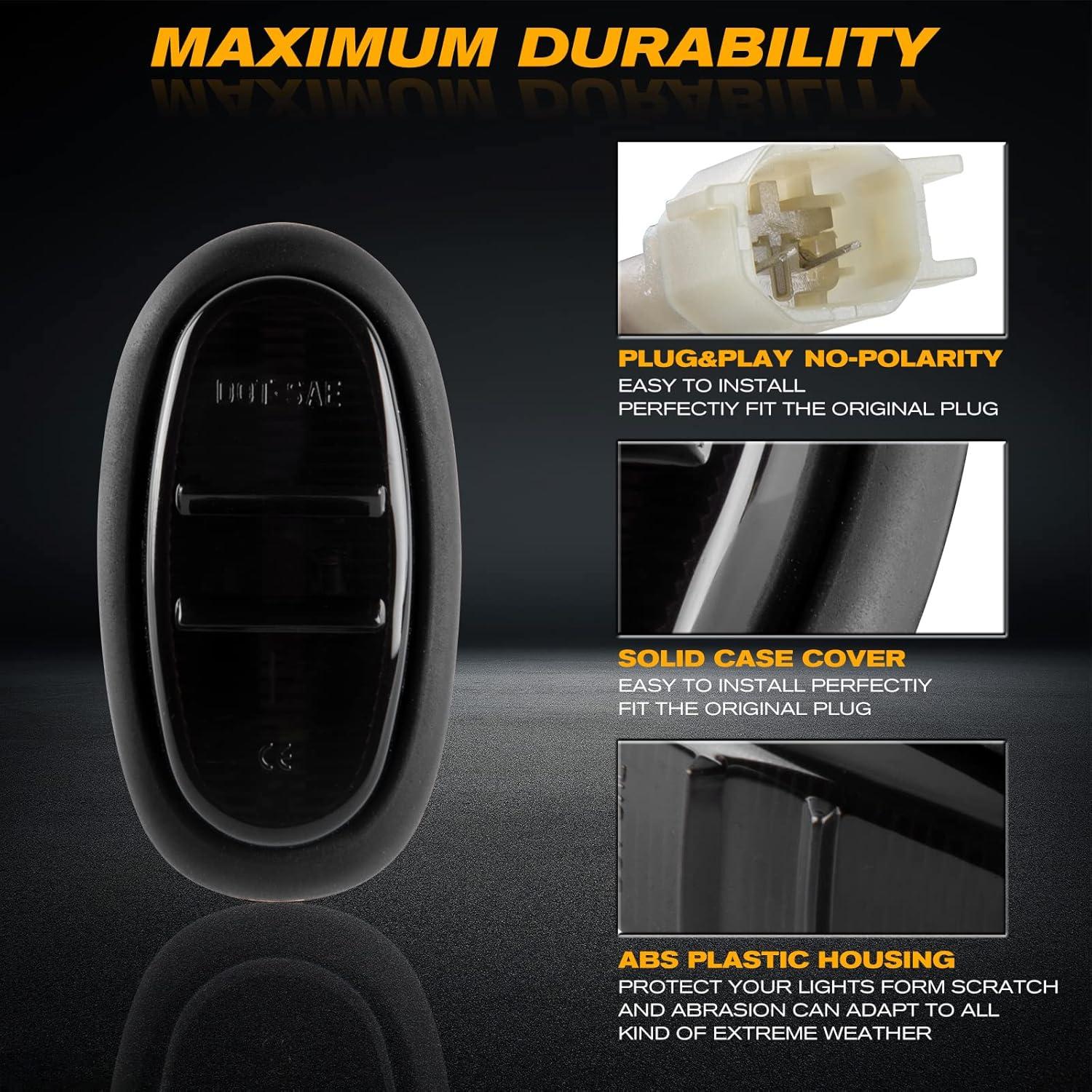 Luces de Marcador Lateral LED POPMOTORZ para Ford F150 Raptor 2016-2020