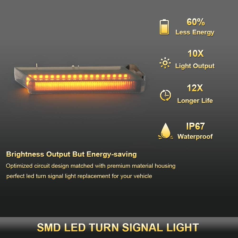 Luces de señal de giro LED Gempro para Ford F150 Raptor 2004-2014