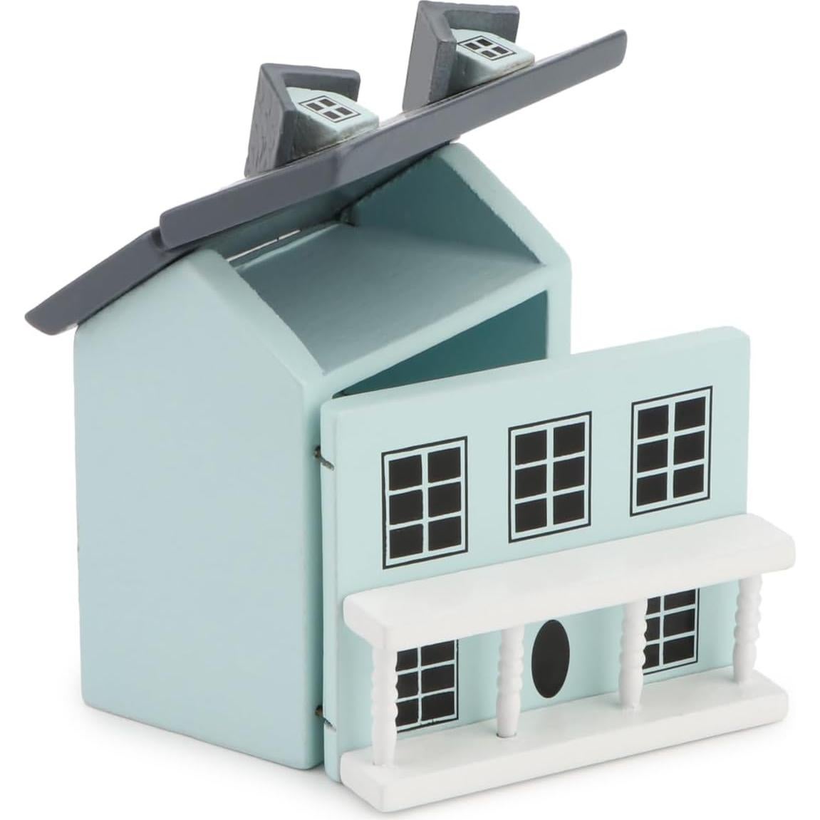 Cabaña Miniatura Cutemini Azul Decoración para Muñecas